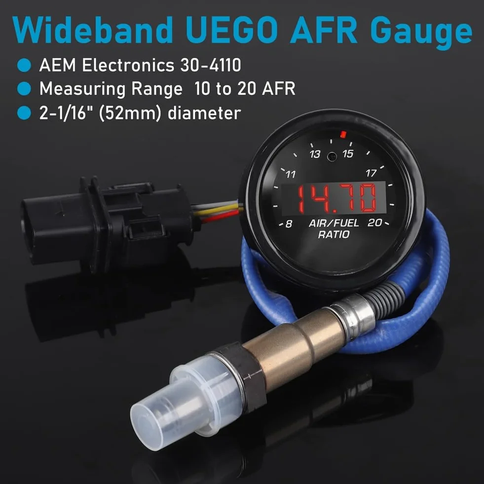 O2 Misuratore di rapporto aria-carburante 30-0300 X-Series Misuratore AFR 0258017025 Sensore di ossigeno per auto
