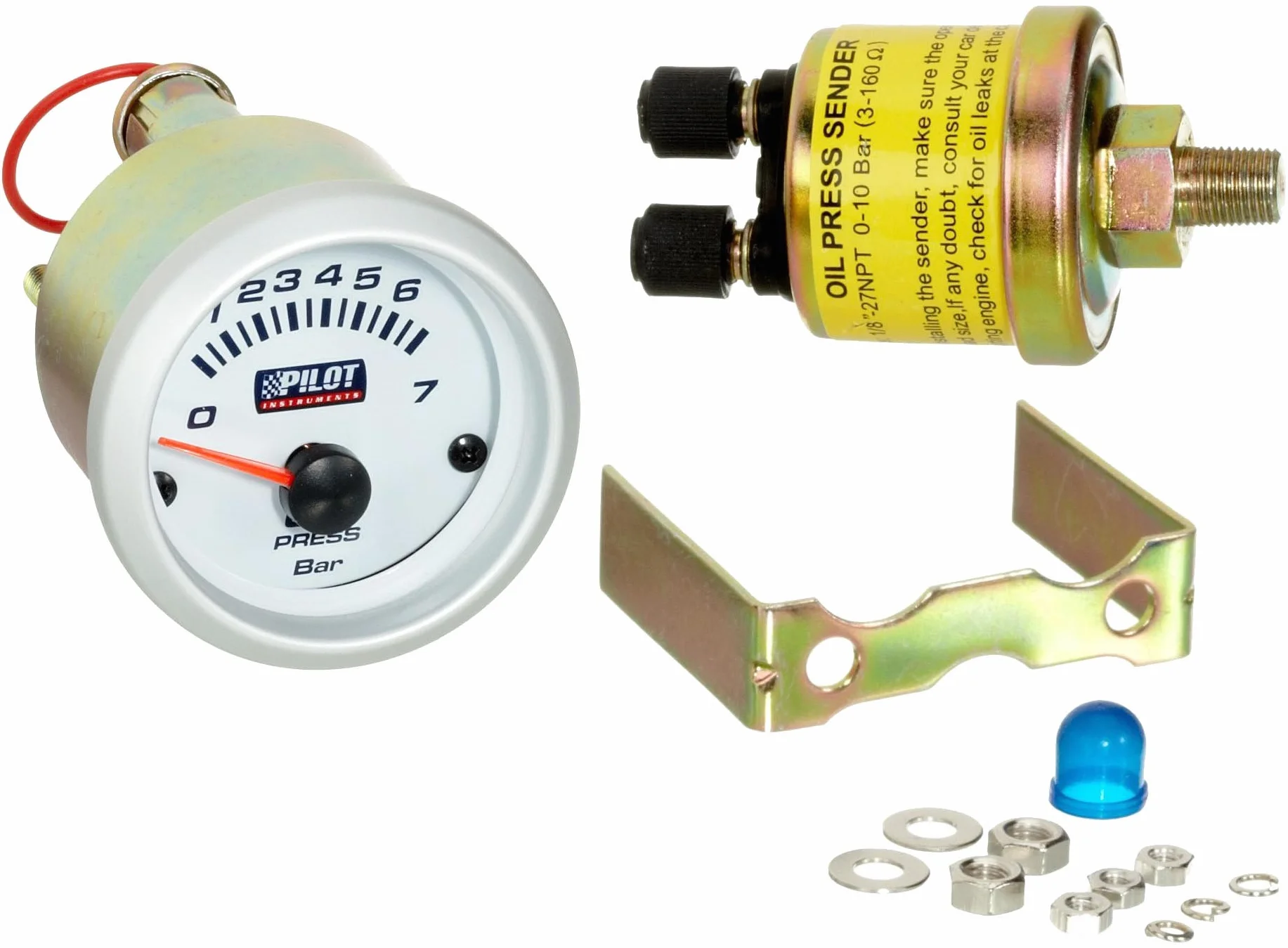 Manometro Pressione Olio Monocolore Lampa 10003