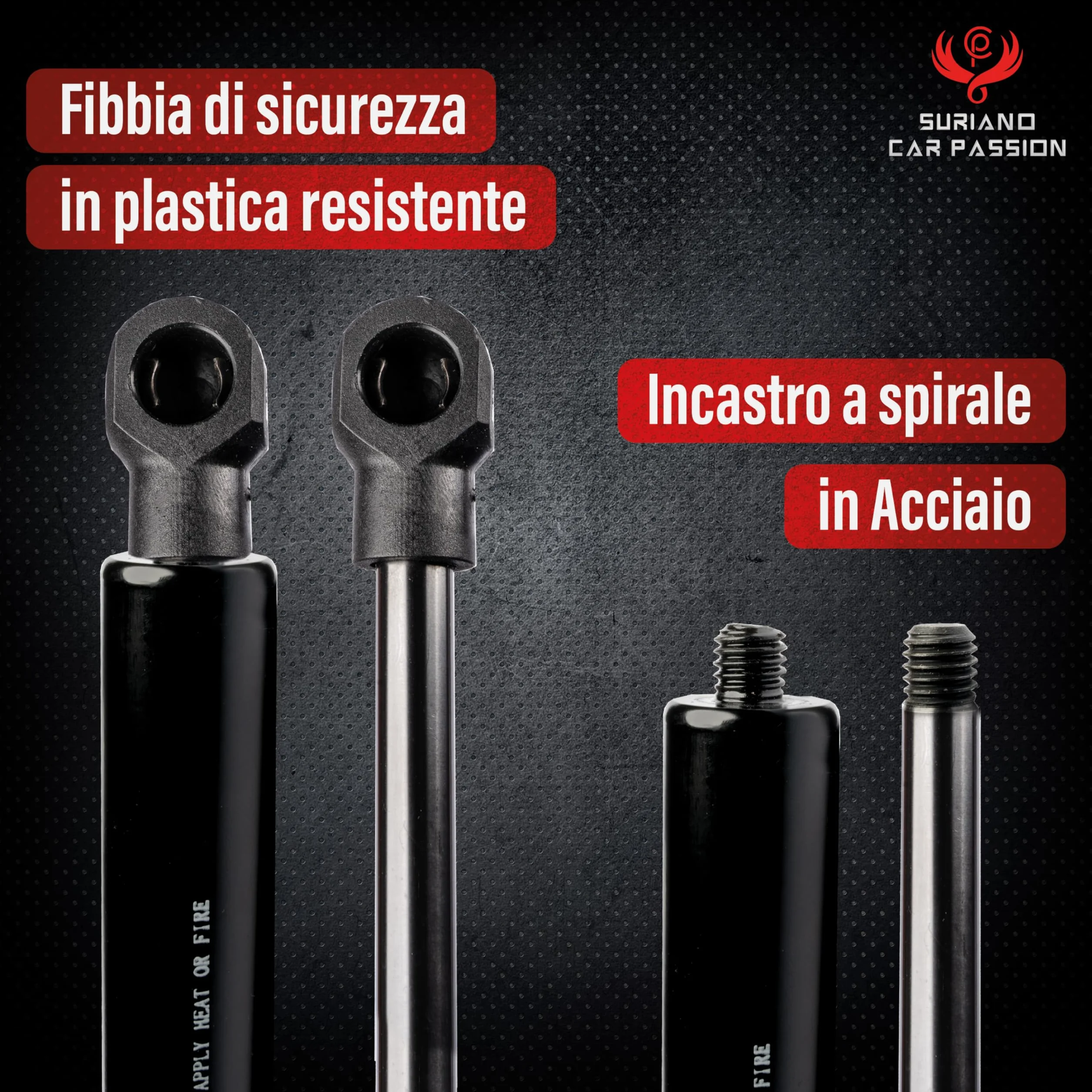 Molle a Gas Portellone Posteriore Compatibili con FORD FIESTA VI DAL 2008 al 2017 Asta Portellone Bagagliaio