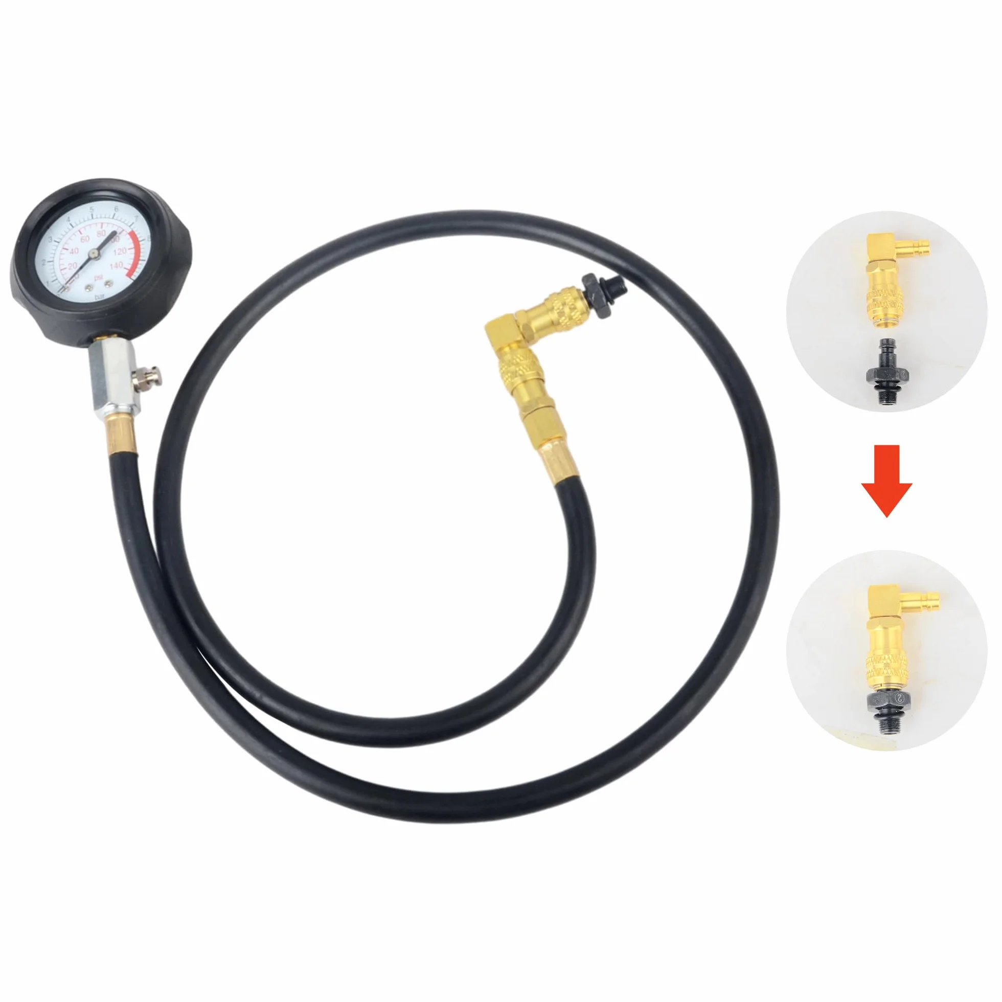 DAYUAN Kit di strumenti per la diagnostica della pressione dell'olio del cilindro del motore