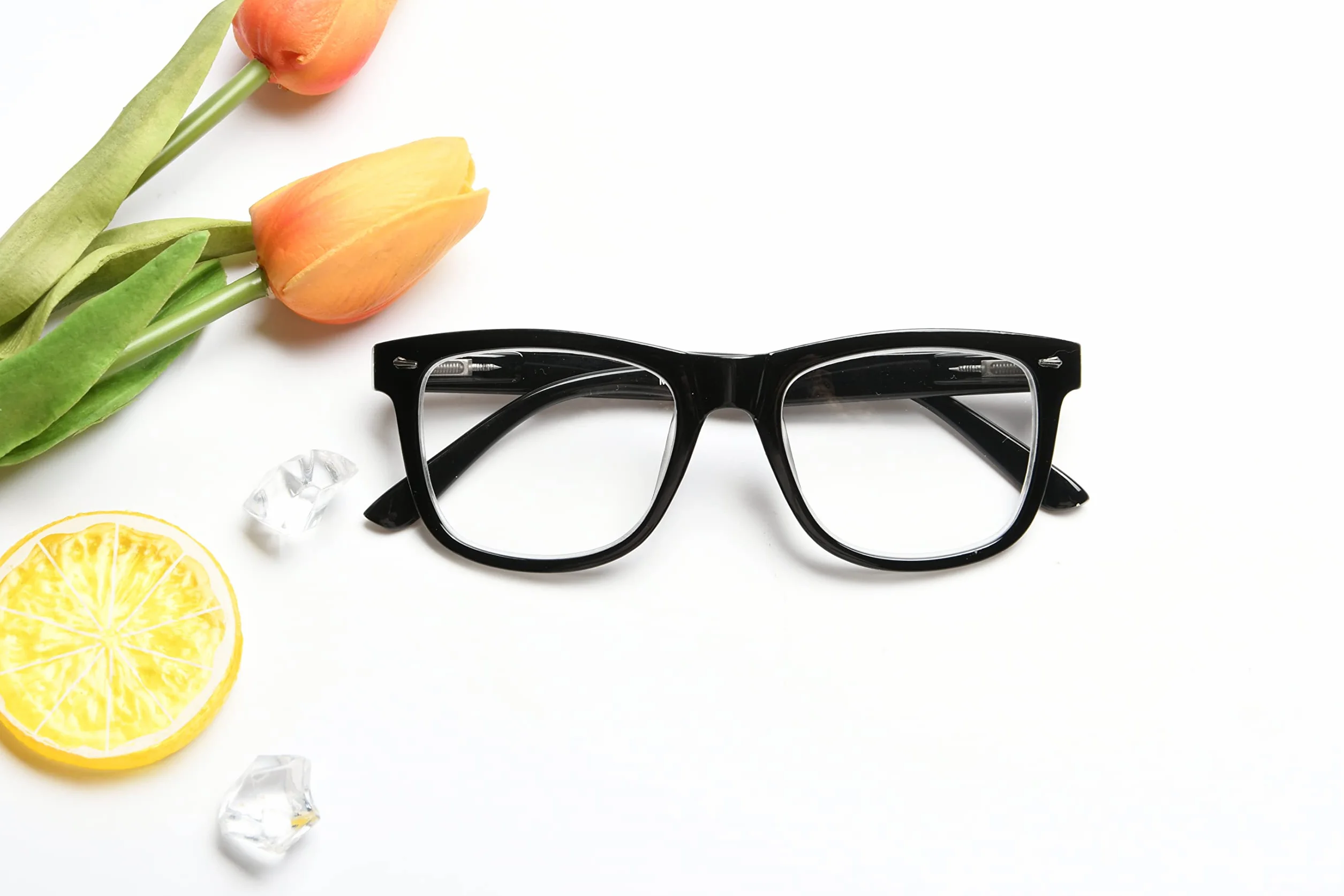 Eyekepper Occhiali da Lettura con Cerniere a Molla Lenti Trasparenti Resistente Nero 0.50