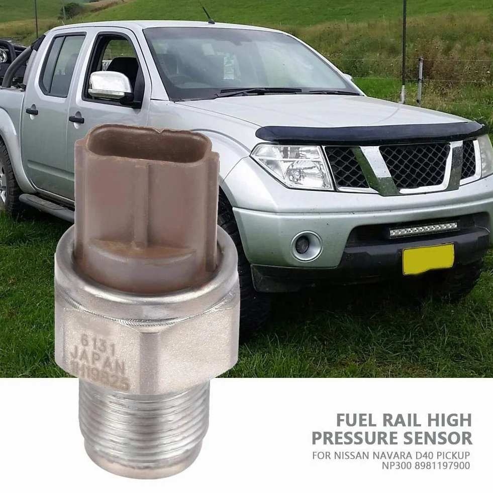 Broco Sensore di pressione Rail, sensore ad alta pressione fuel rail per NISSAN NAVARA D40 PICKUP NP300 8981197900
