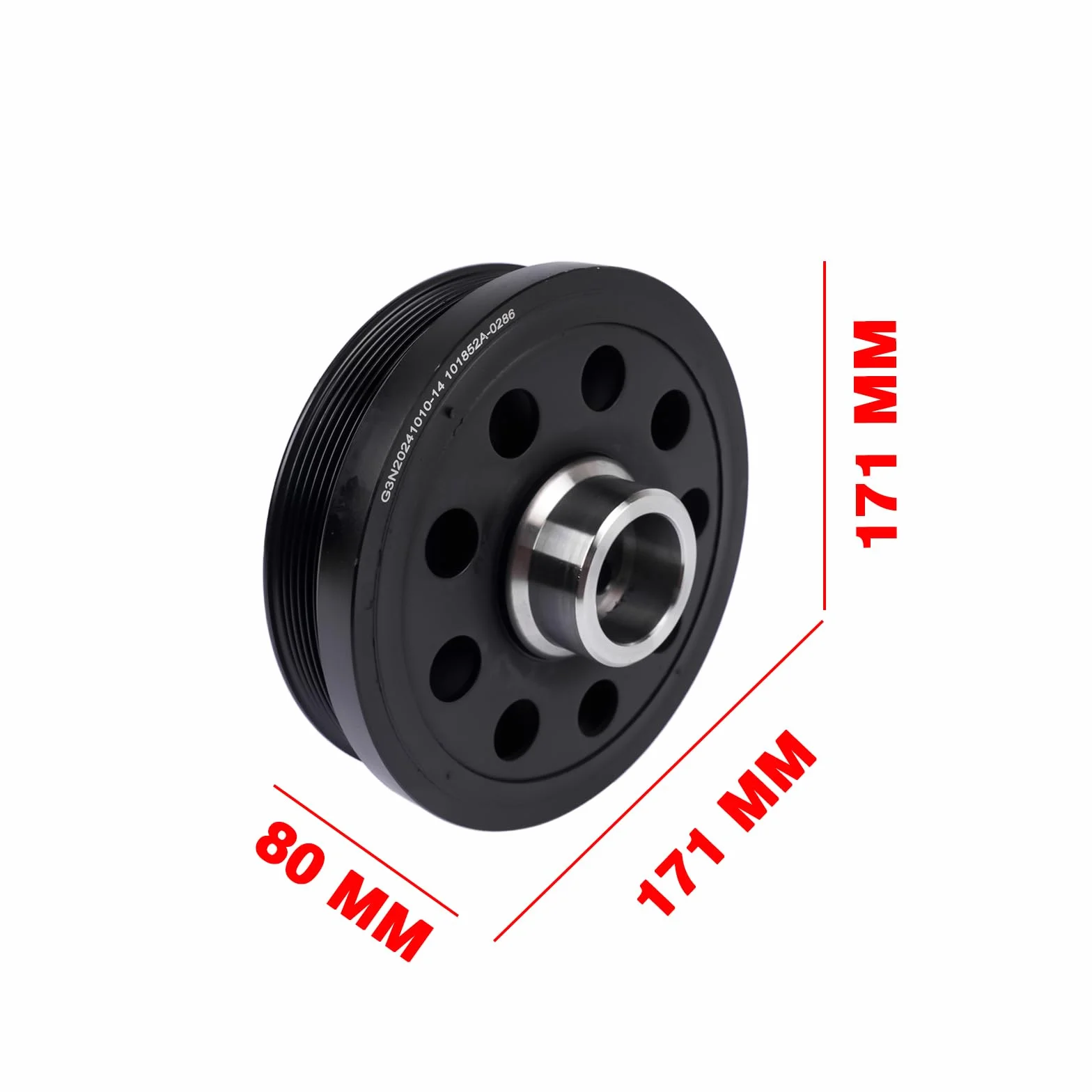 Puleggia albero motore con bulloni Compatibile con E81 E82 E87 E88 E90 E91 E92 E93 X1 N47 2010-2015