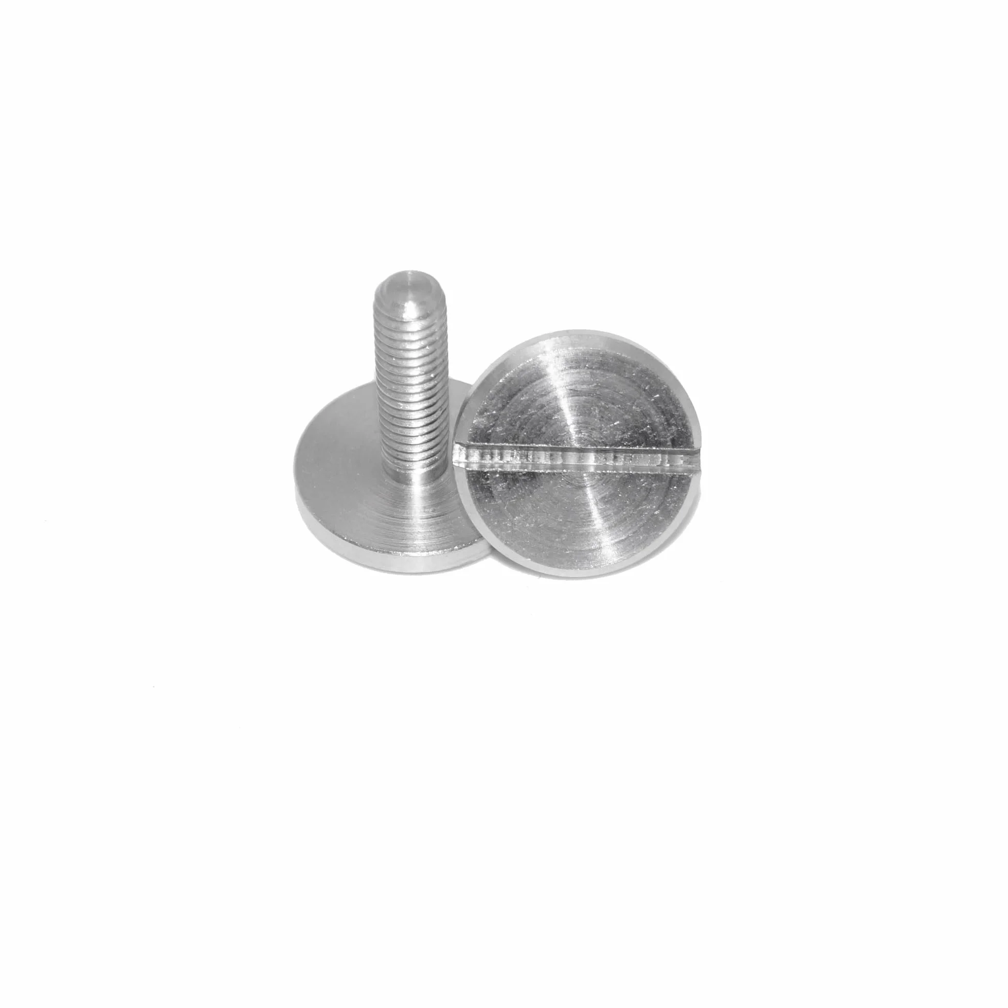 Viti a testa piatta M4X5 acciaio Inox A1 DIN 921 2 pezzi
