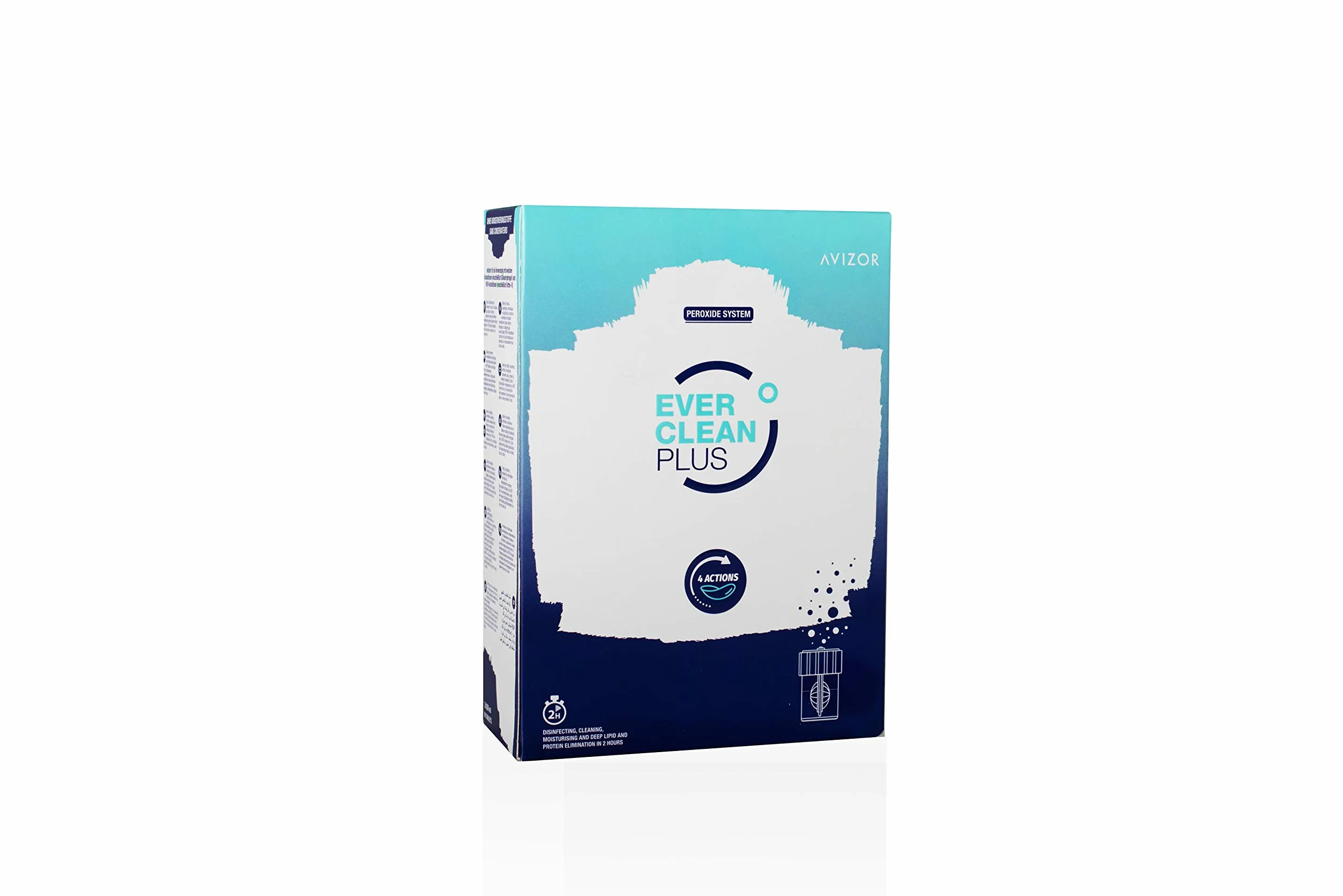 Avizor Everclean Plus 2 X 350 Ml Liquido Per Lenti A Contatto + 90 Compresse