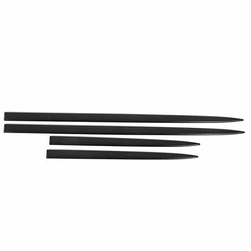 Modifica automatica della protezione della porta nera luminosa 4PCS
