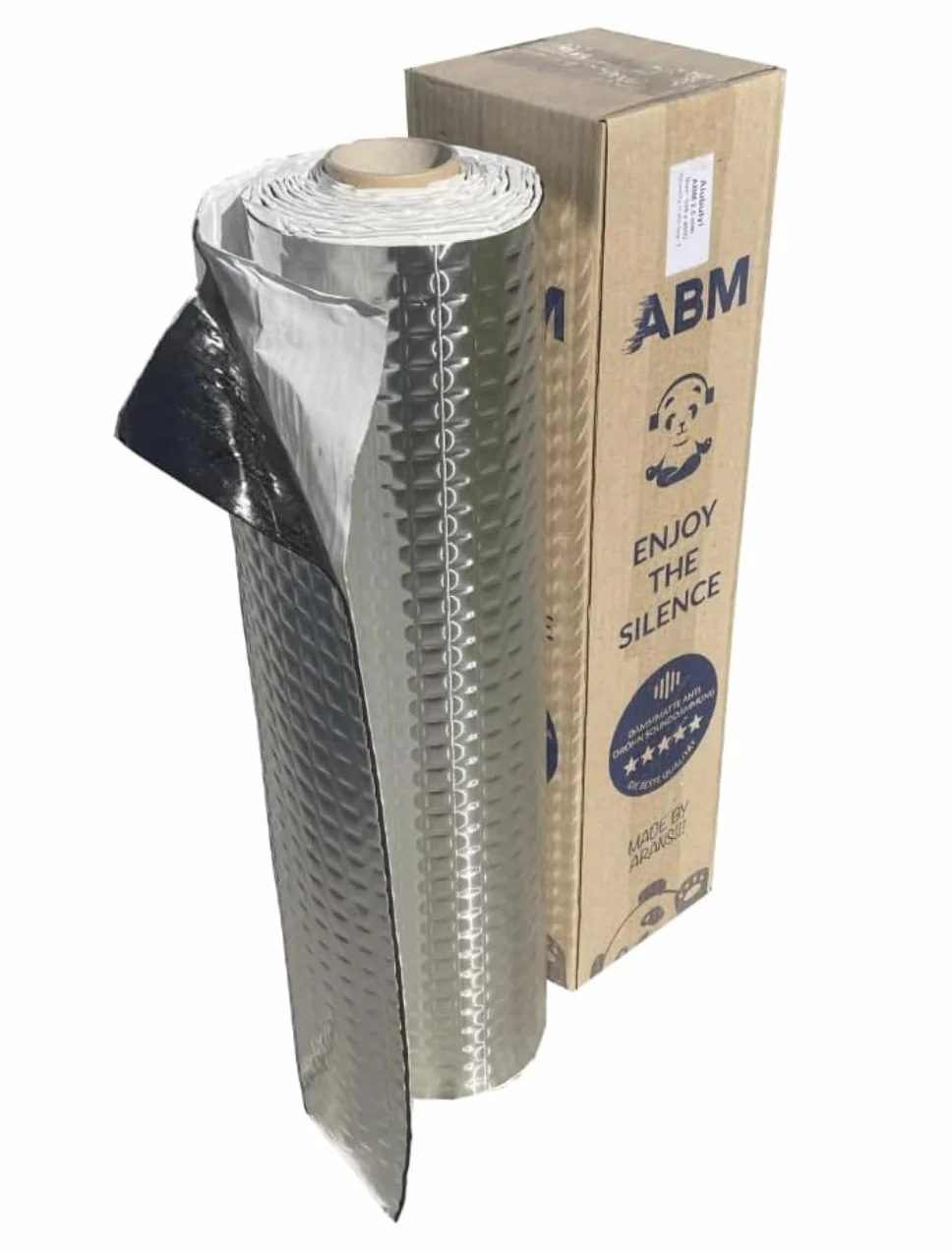 ABM Alubutyl 2 mm 50 cm x 400 cm 2 m² Tappetino Isolante Autoadesivo Anti-Drum per Auto