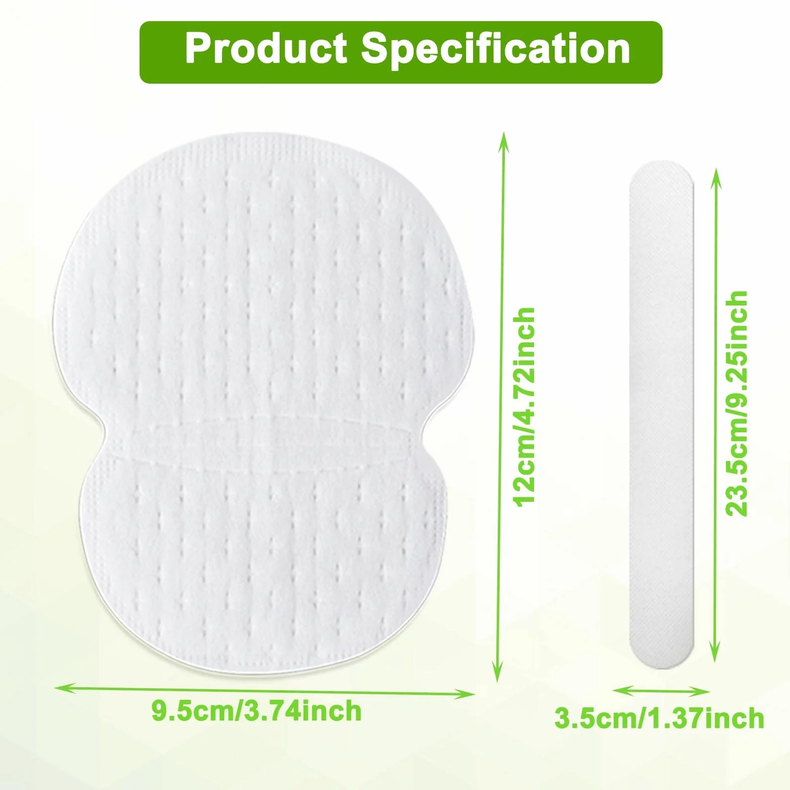 GWAWG 50 cuscinetti e 30 adesivi resistenti al sudore per ascelle, orlo camicia, asciutte e pulite