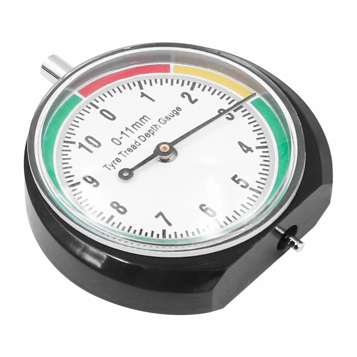 POFET Misuratore di Profondità Battistrada 0-11mm Asta Rotonda per Auto Moto
