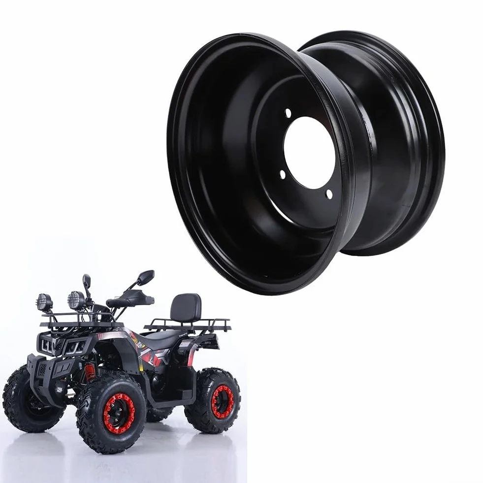 Cerchione Anteriore in Lega di Acciaio 19X7 00 8 8 Pollici ATV 4 Fori Circonferenza Bulloni da 3 1 Pollici per Go Kart, Buggy, per QUAD e Veicoli di Marca Cinese