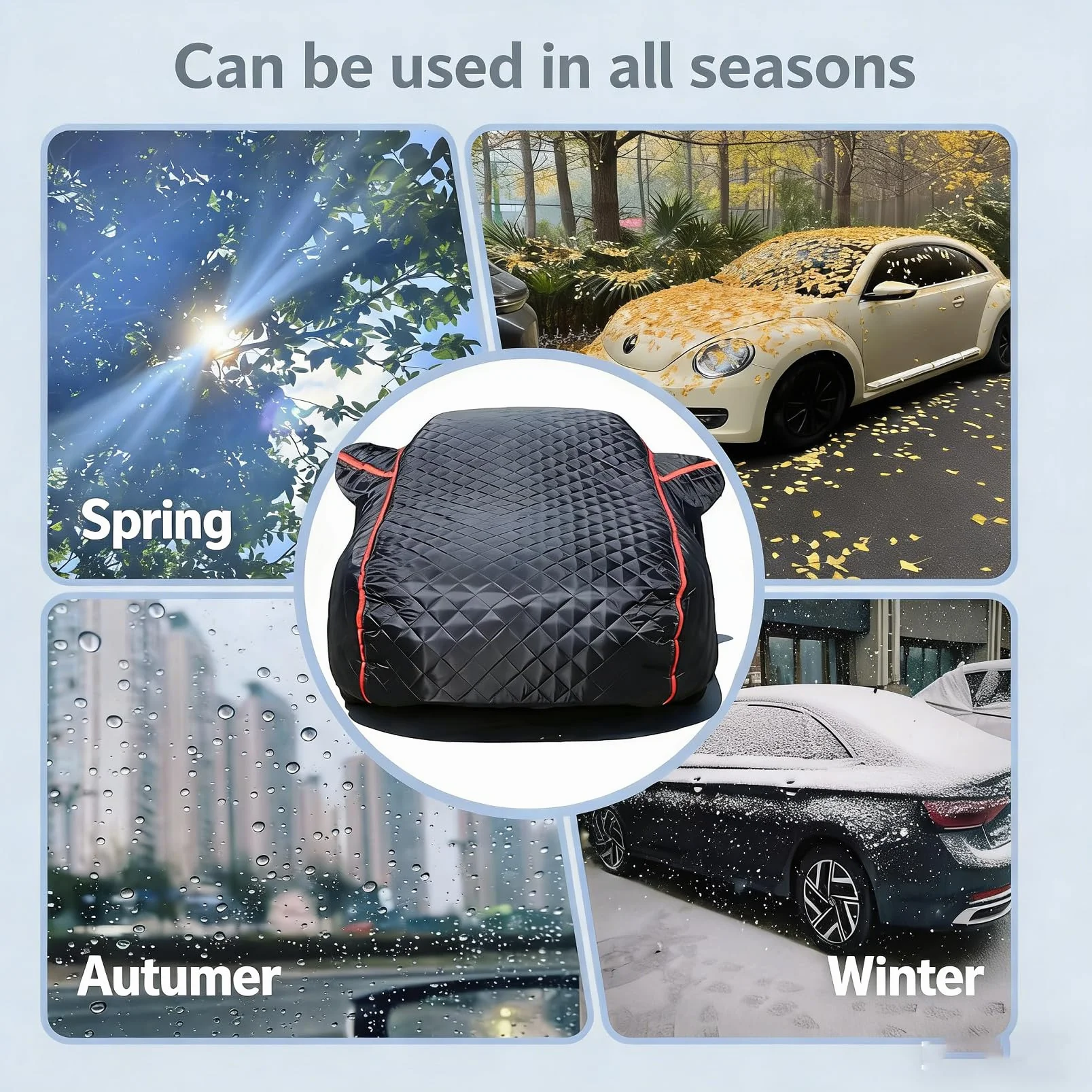 Copri Auto Anti Grandine per Tesla Model 3 (2017-2026),Copertura Antigrandine Per Auto Imbottito Copri Macchina Resistente ad Neve Ghiaccio Gelo Sole Tissu en Coton Epais(Black) wd422