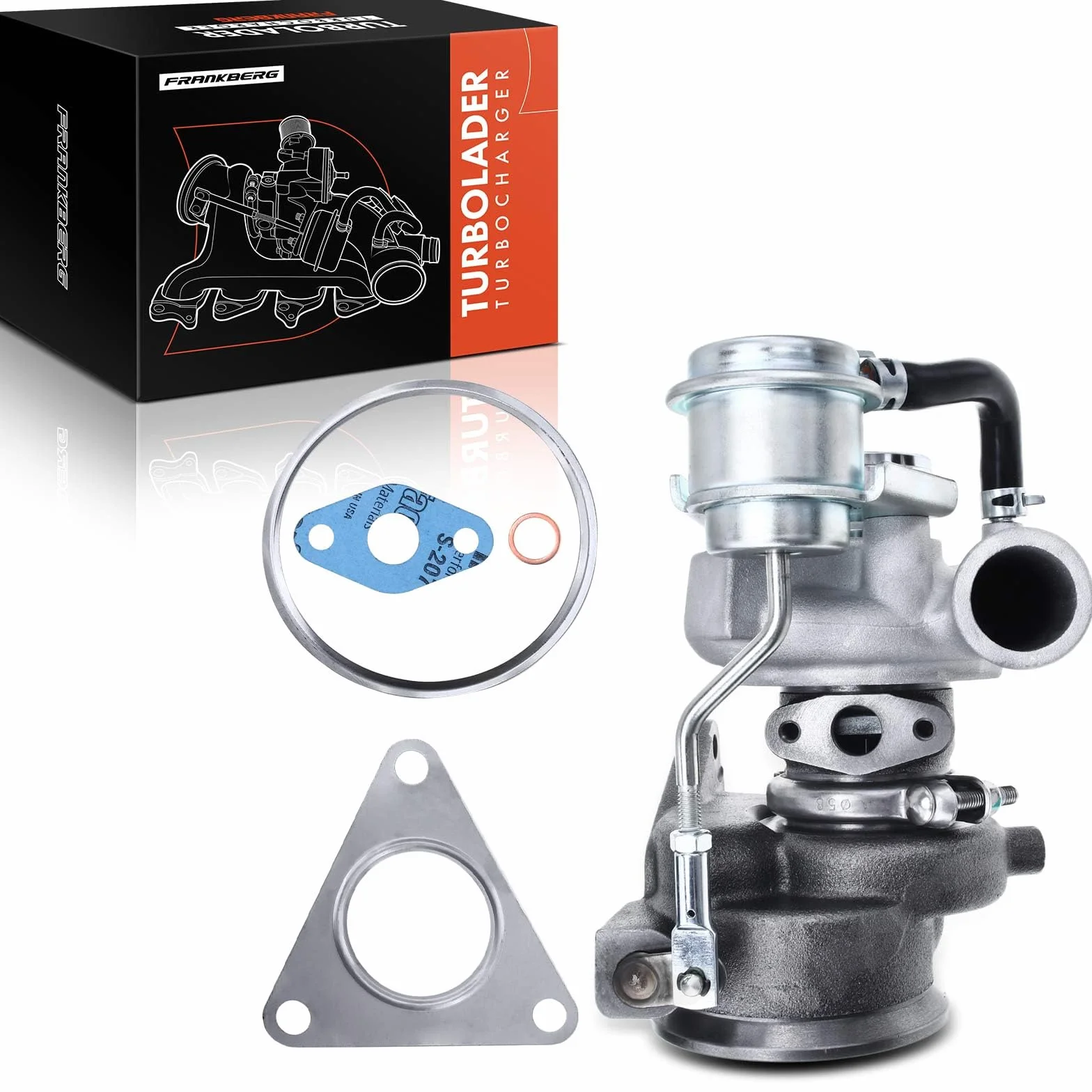 Frankberg Turbocompressore a gas di scarico Diesel Compatibile con Ducato Furgone 250 2.2L Boxer Bus 2.2L Jumper Bus 2.2L Ducato Bus 250 2.2L Jumper Pianale/Telaio 2.2L Replace# 49131-05212