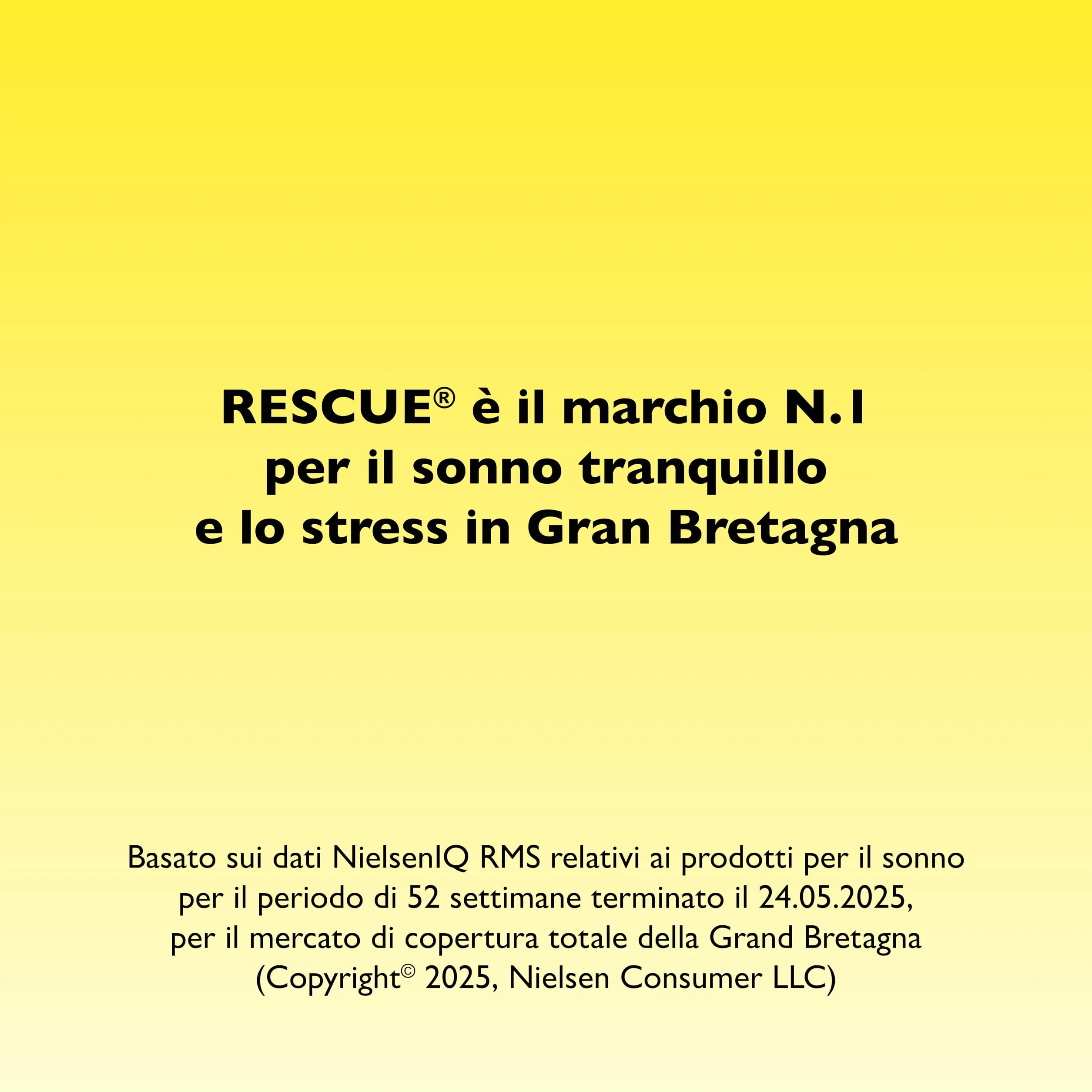 RESCUE Remedy Giallo Acceso 20 ml per Salute mentale con Alcol di Uva