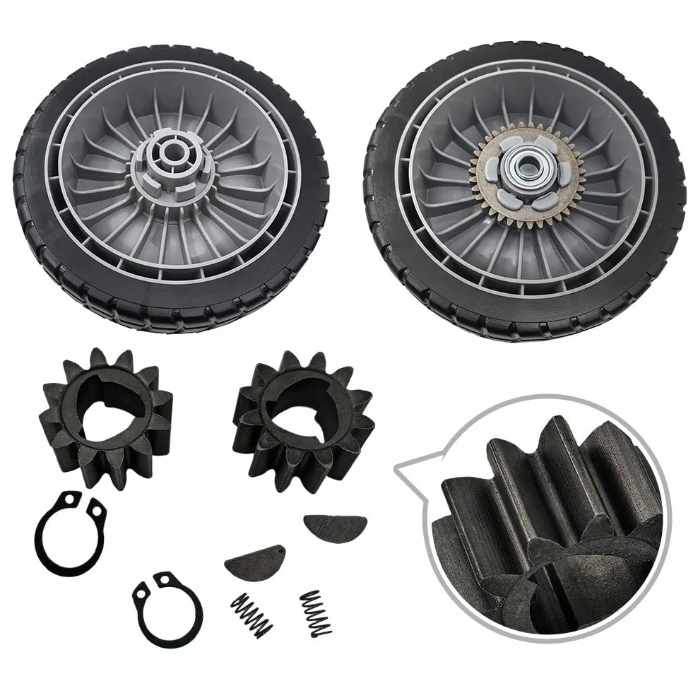 Set ruote tosaerba Honda HRR216 HRS216 HRT216 20,3 cm 4 pezzi