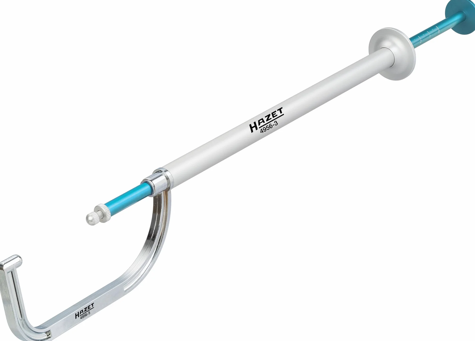 HAZET Calibro per pinze dei dischi freno spessimetro 4956-3 I Campo di misura 0 60 mm I Per misurare senza smontare le ruote