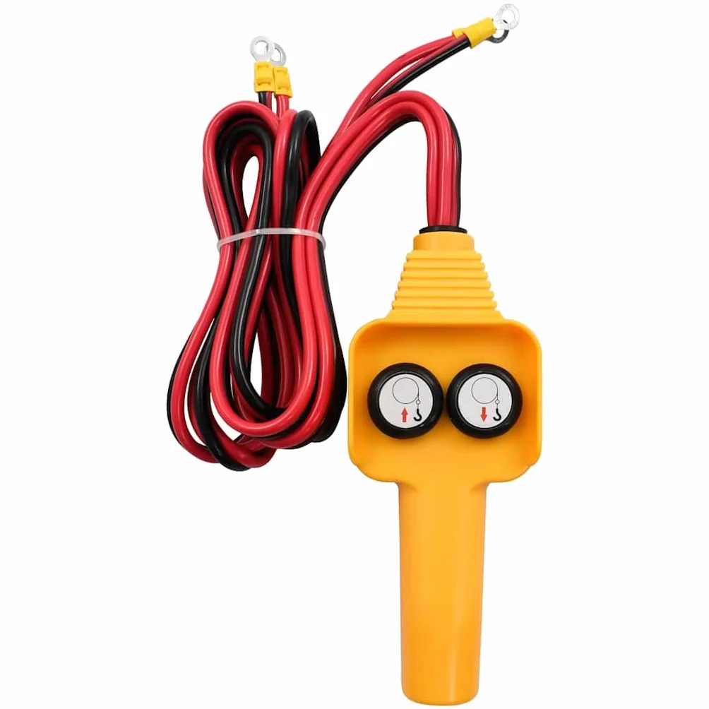 vidaXL Verricello Elettrico 12 V 907 kg Telecomando a Filo Paranco Argano