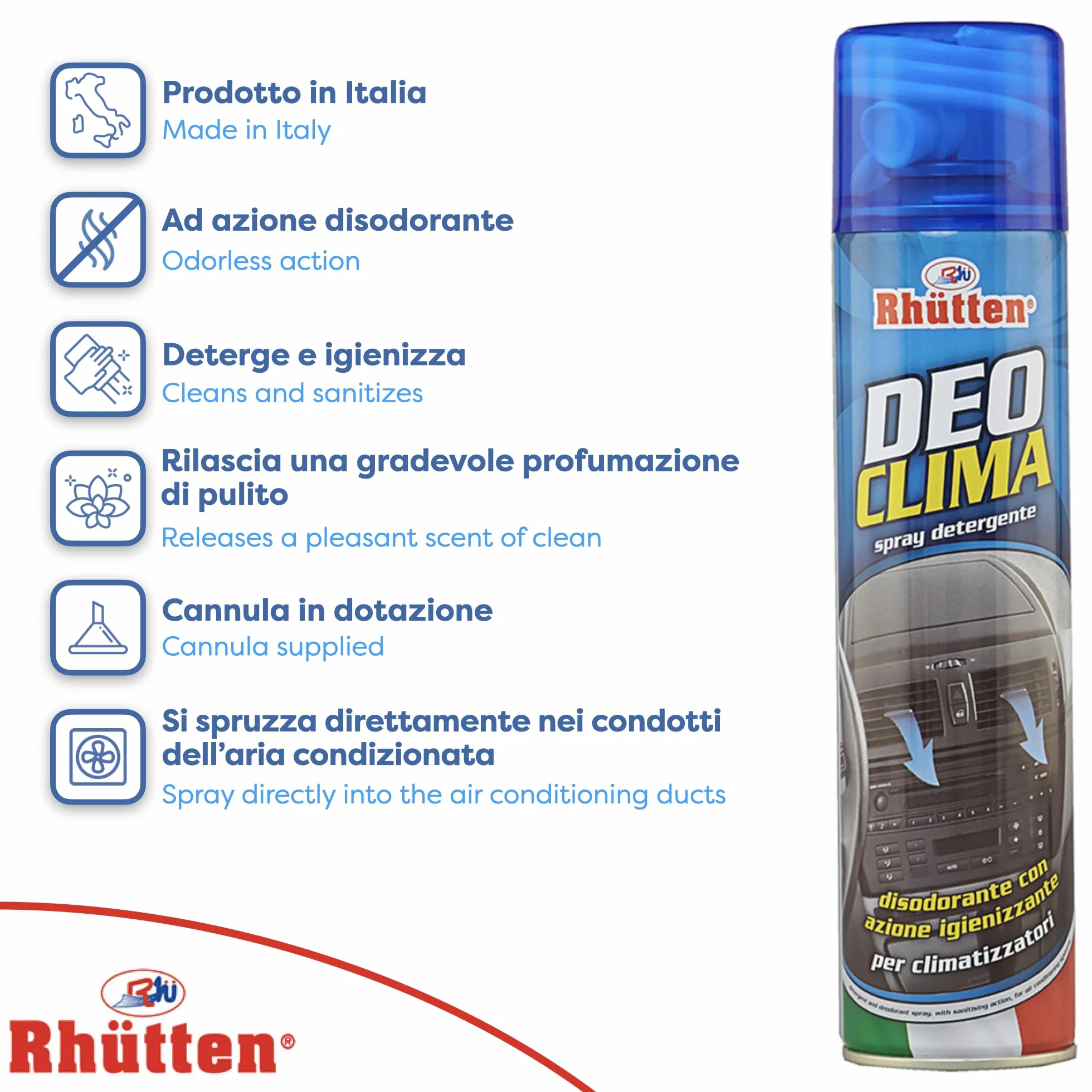 Deo Clima Detergente Igienizzante Clima Auto 400ml