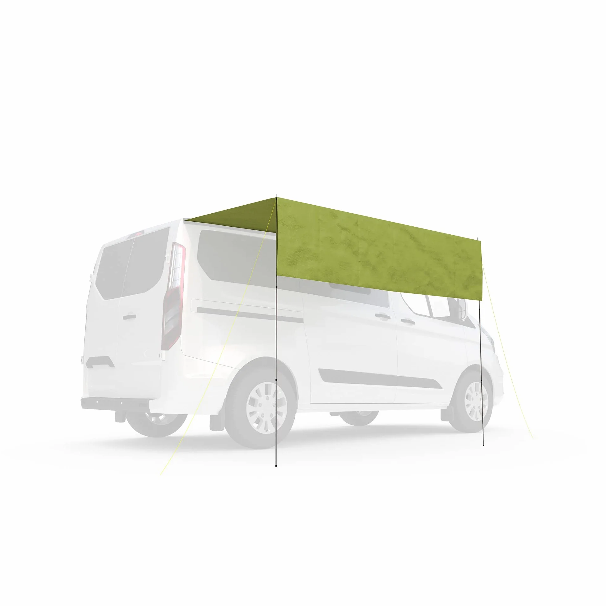 Tatonka Van Tarp (250 x 250 cm) - Tenda da sole impermeabile per camper - per barriera binari, parapioggia