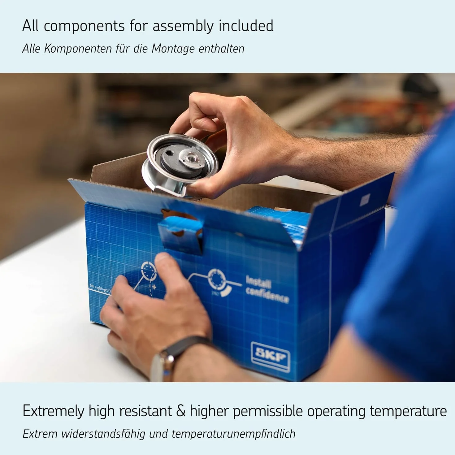 SKF VKMC 01250-2 Kit Tendicinghia con Pompa Acqua