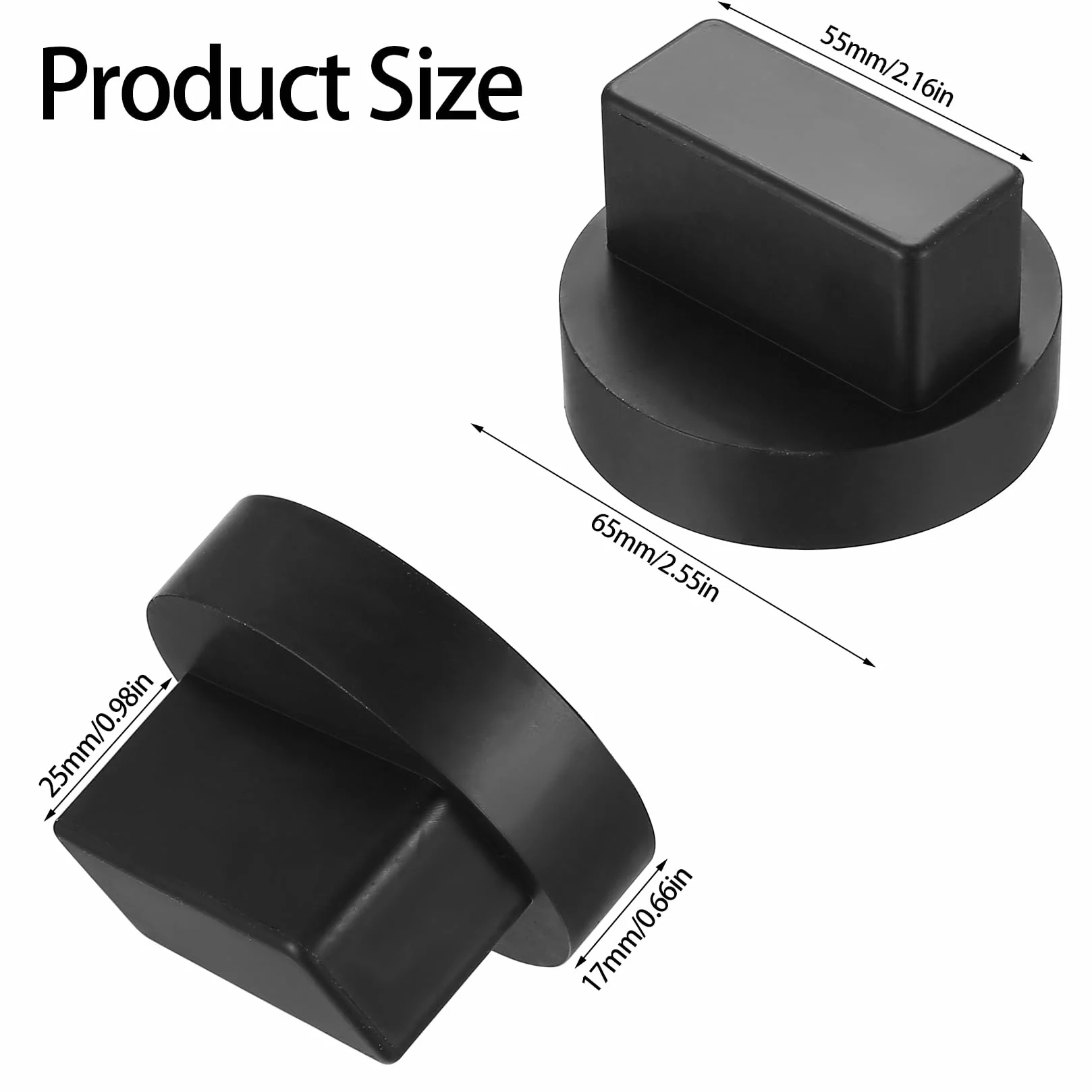 Tampone Gomma Cric Idraulico Mercedes Benz Classe W210 W211 W212 A207 C207 Supporto Telaio