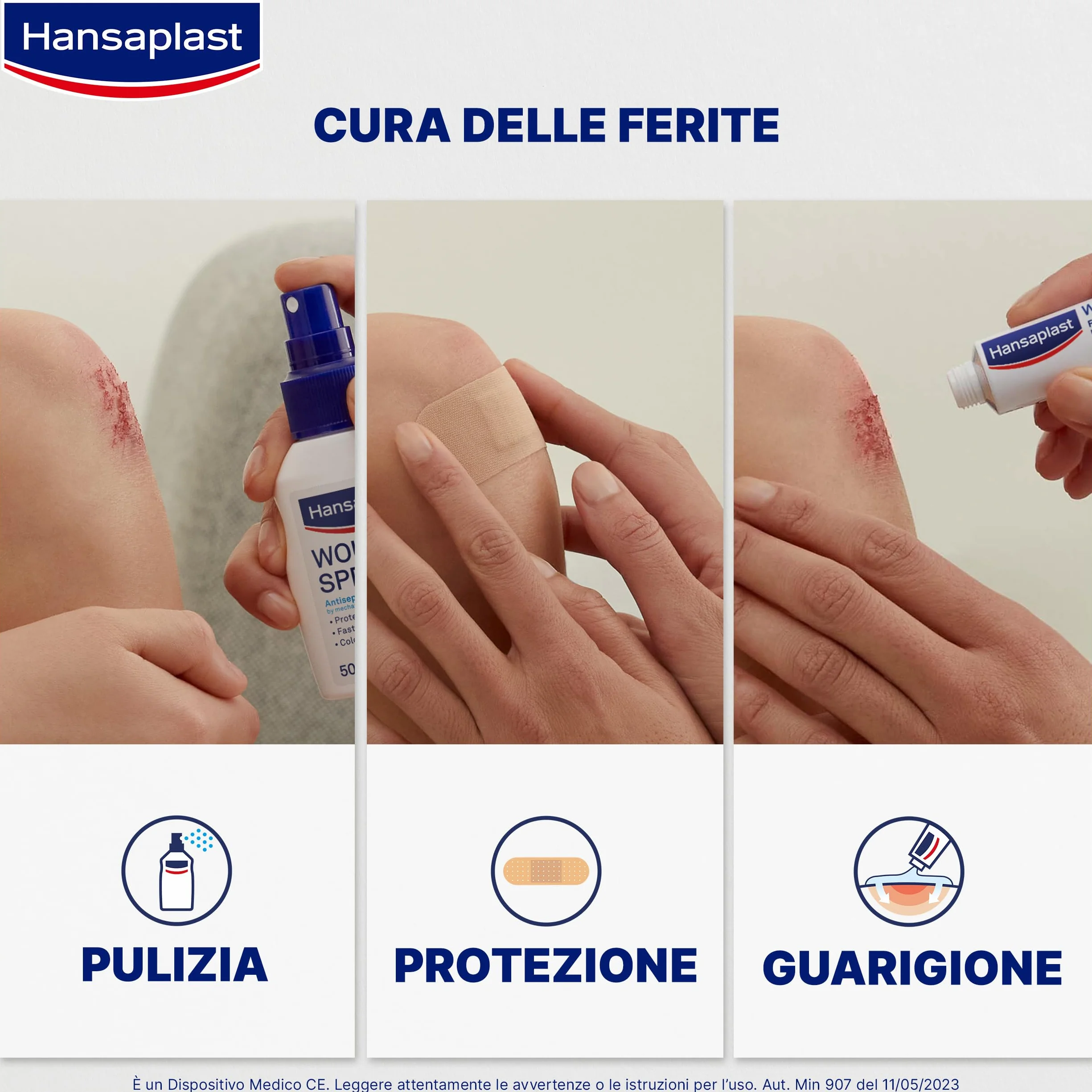Hansaplast Cerotti SENSITIVE XL 6x7 cm 5 Pezzi Ipoallergenici Sterili