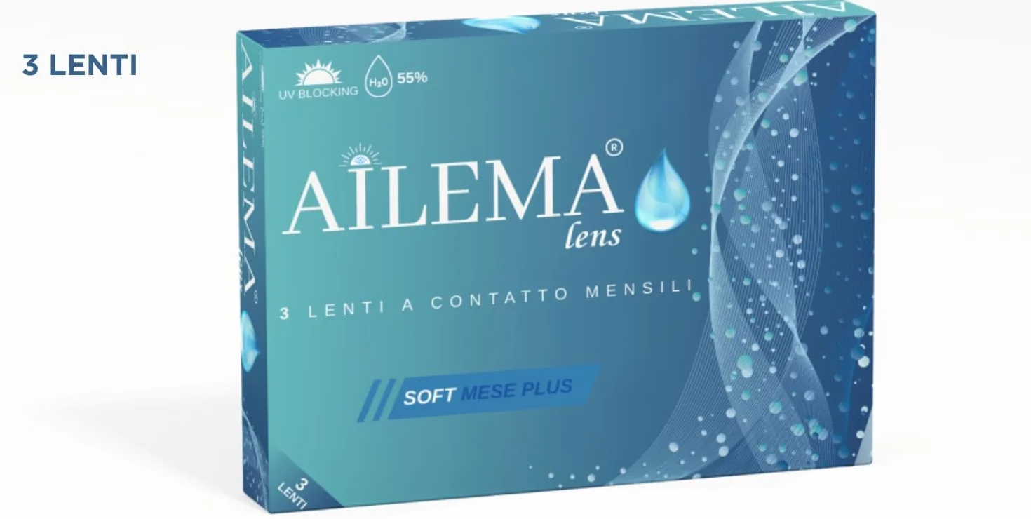 Lenti a Contatto Mensili -3.00 x3 Alta Idratazione Comfort Occhi Sensibili