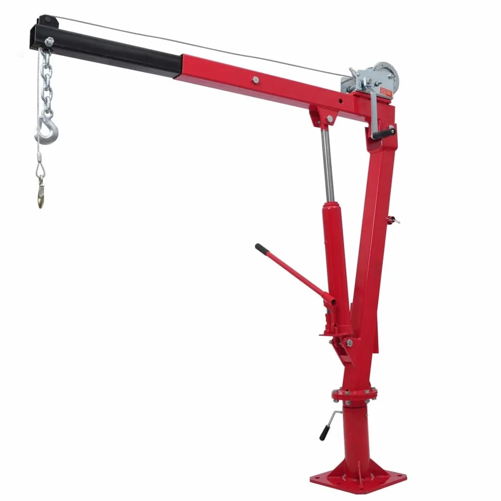 vidaXL Gru Idraulica Manuale Verricello Pick-up Camion Sollevatore Auto