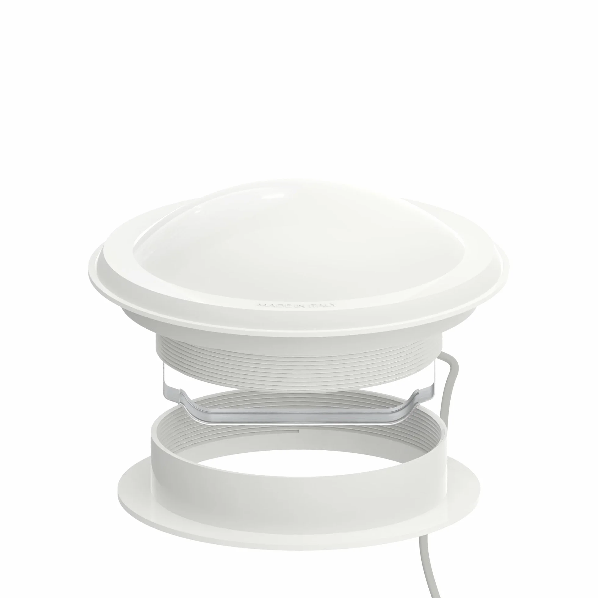 Oblò sfiatatoio per Camper Caravan Roulotte Ghiera Alta 60mm Ventola 12V