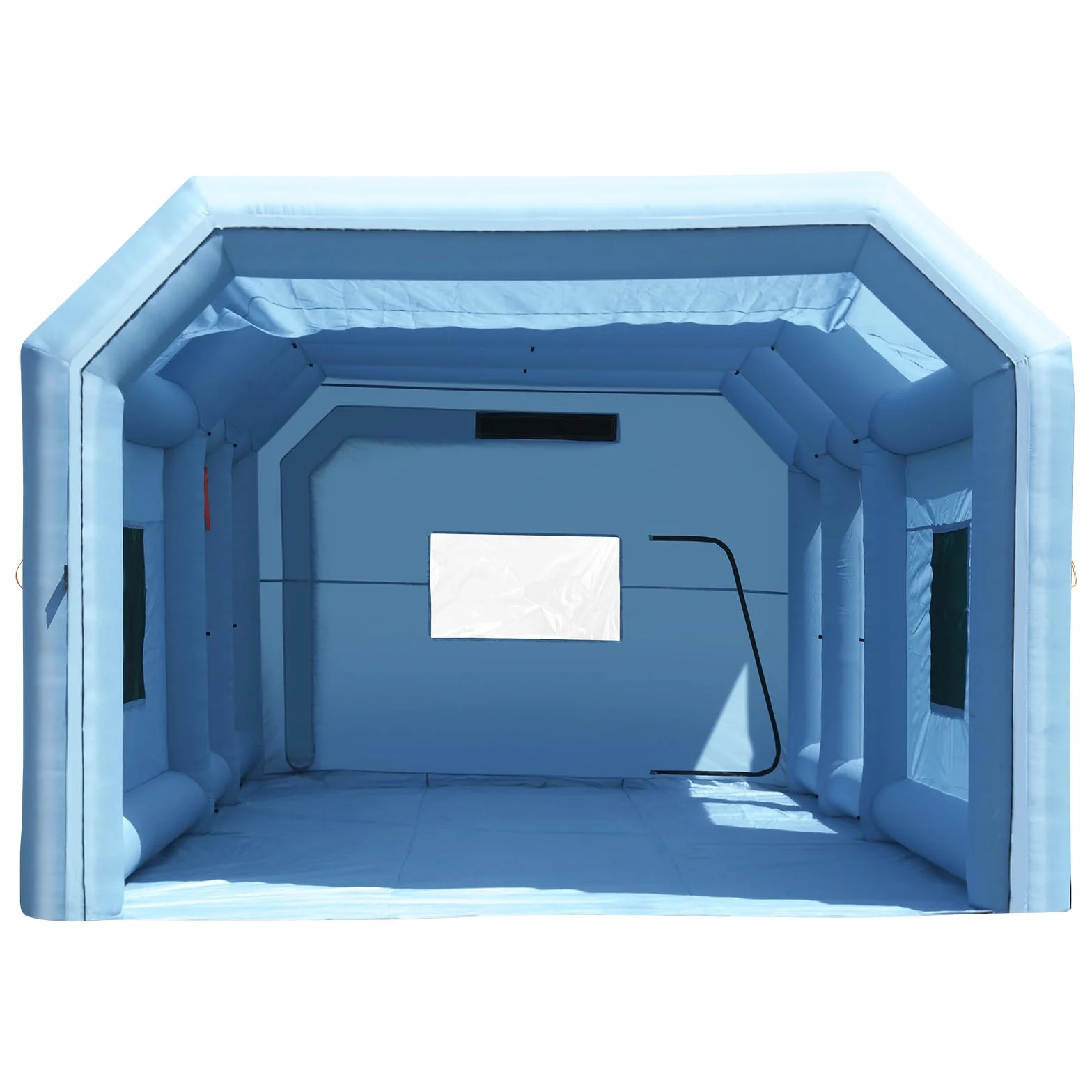 VEVOR Cabina di Verniciatura Gonfiabile, Tenda di Verniciatura Gonfiabile Portatile Potente Ventilatore, Sistema Filtro dell'Aria, Verniciatura per Auto Veicoli e Mobili 9 x 4,8 x 3,6 m, 950W + 750W