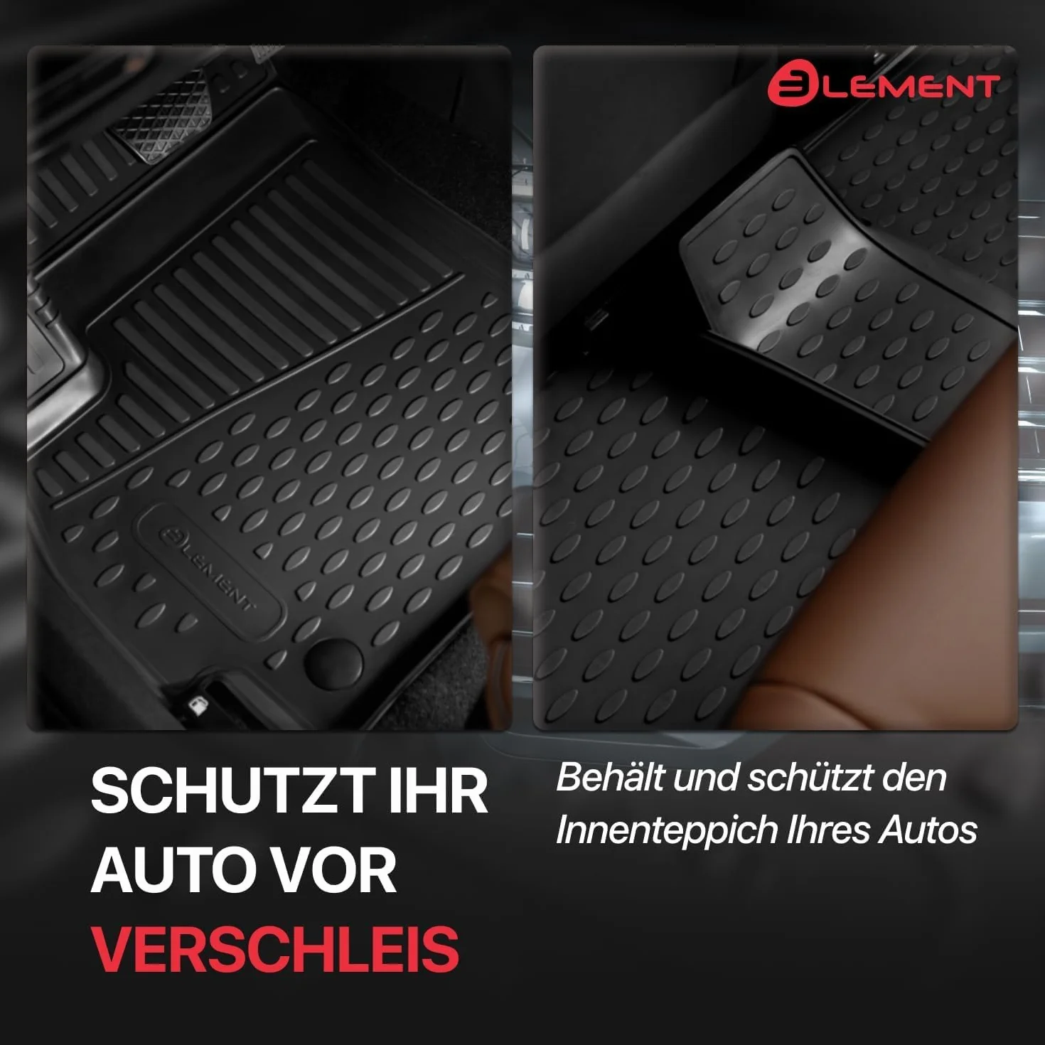 Toyota RAV4 TPE 3D Tappetini Auto Gomma Mk5 XA50 2018-2024 Zestaw