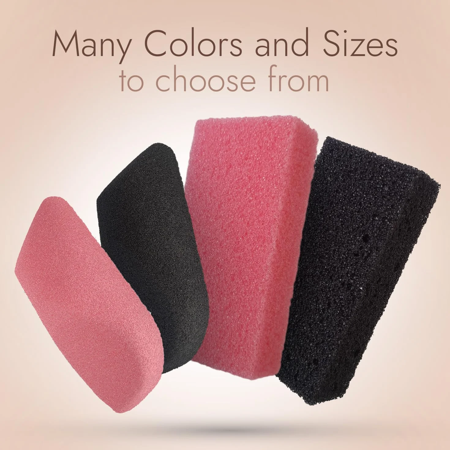 LaRosa PUMICE SPA Spugna Pomice Doppia Faccia Rosa con Due Texture
