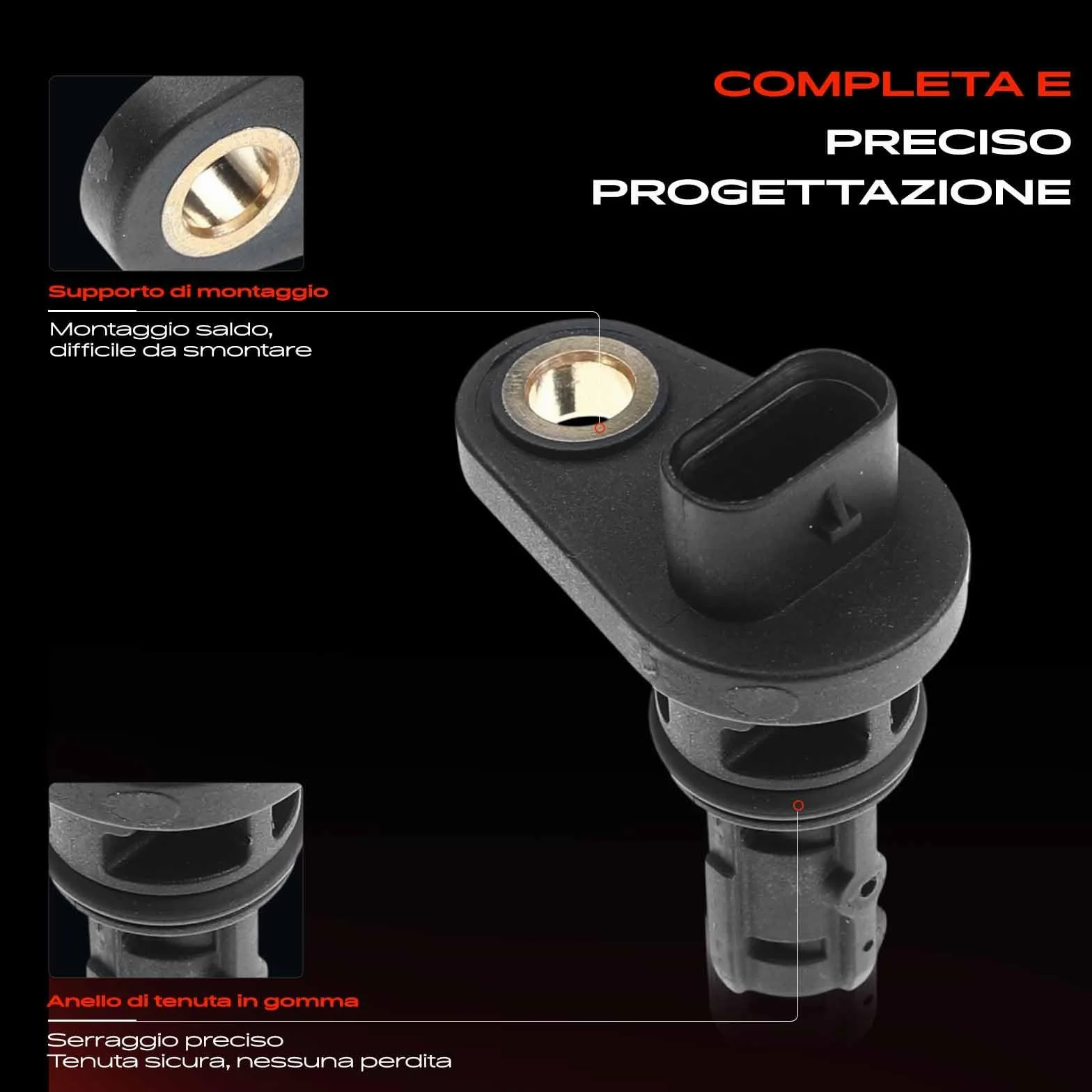 Frankberg Posizione dell'albero Motore Sensore dell'albero Motore 3-Poli Compatibile con Mokka/Mokka X J13 Adam M13 Zafira Tourer C P12 Corsa D S07 Meriva B MPV S10 Replace# 01238207
