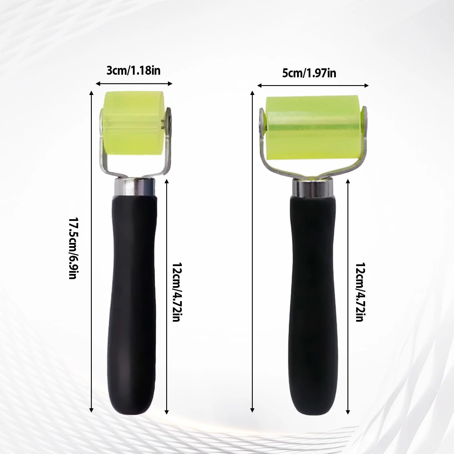 2 rulli di pressione per auto, isolamento acustico professionale, in silicone, per isolamento termico, per bordi e per saldatura di teloni in PVC