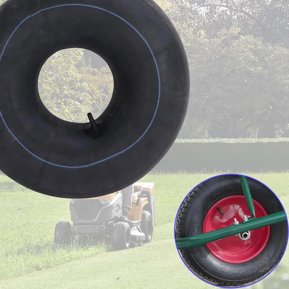 Camera D'aria per Trattori, Pneumatici Tosaerba 20x10x8 con Steli Valvola in Gomma Corti TR13 Adatti Veicoli Carrelli Pianali Cerchi da 8 Pollici Compresi tra 8,0 e 10,0