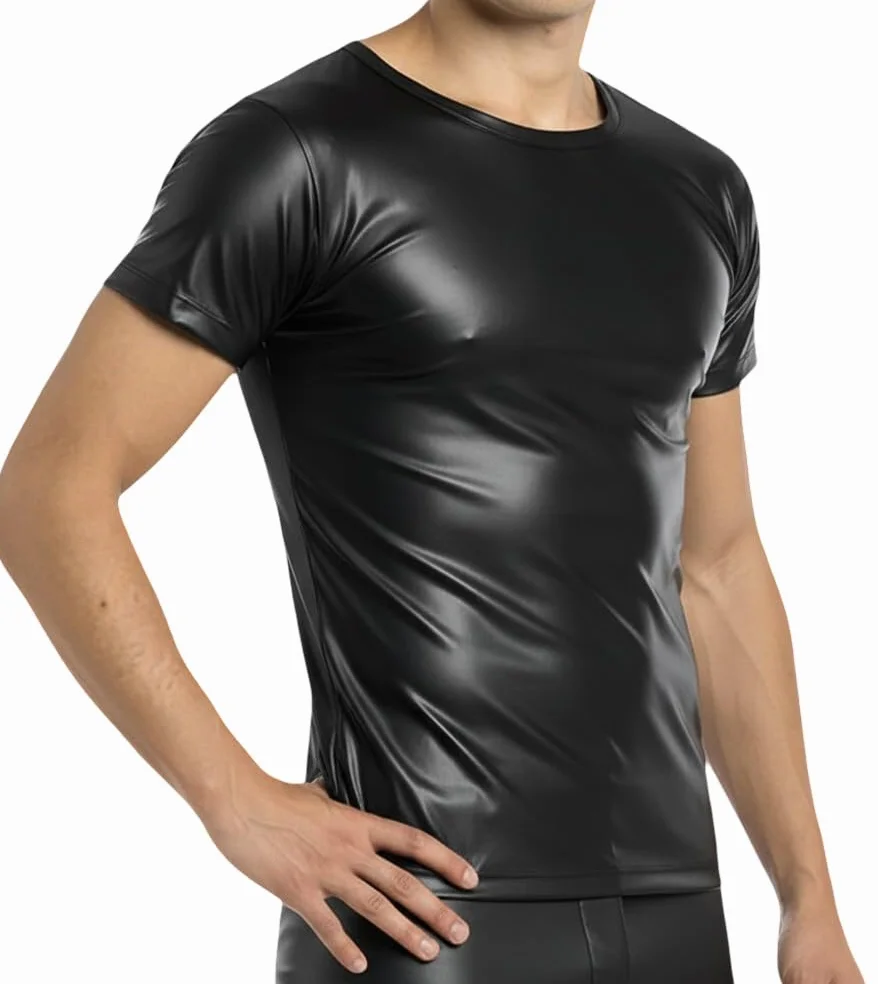Maglia da uomo simile al lattice