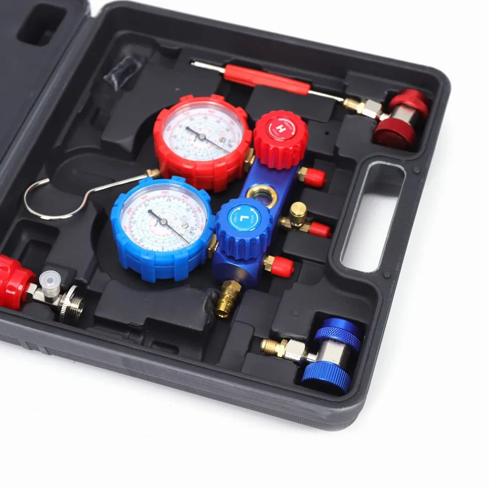 Set di manometri per auto R410A R134A R536A R530G R636G con tubi