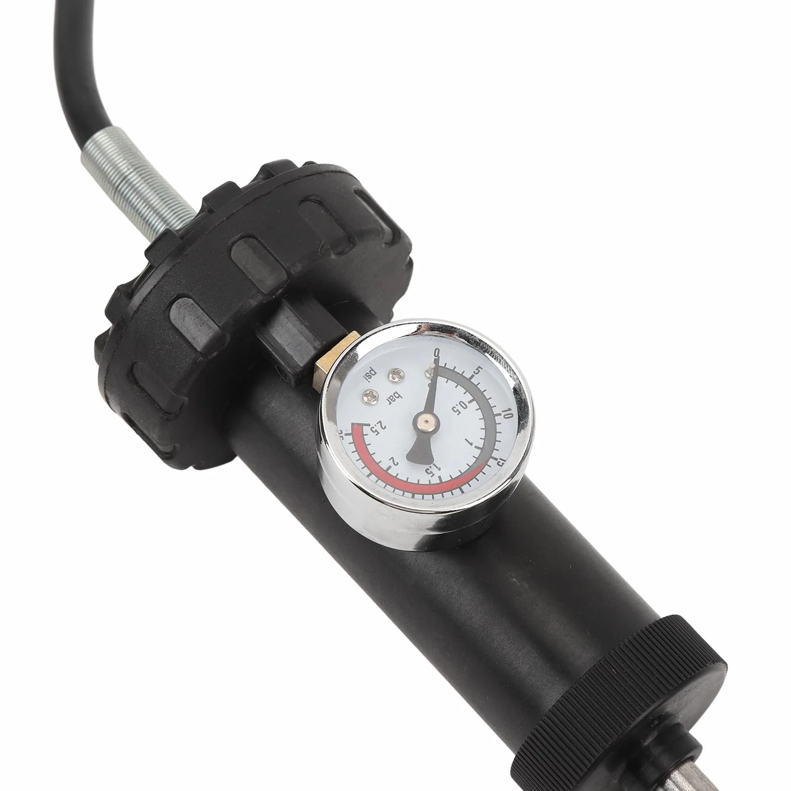 Kit per test della pressione del di raffreddamento da 5 pezzi con manometro, tester universale per la pressione del radiatore automobilistico, strumento diagnostico del di