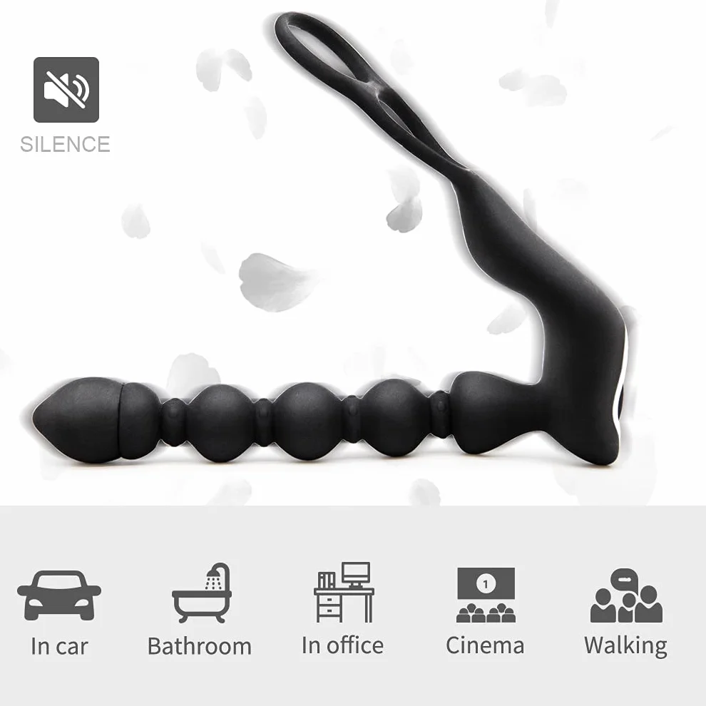 Masturbatore Giochi Sessuali Dildo Pene Prostatico Stimolatore Elettrico Silicone Massaggiatore Plug Anale Mini