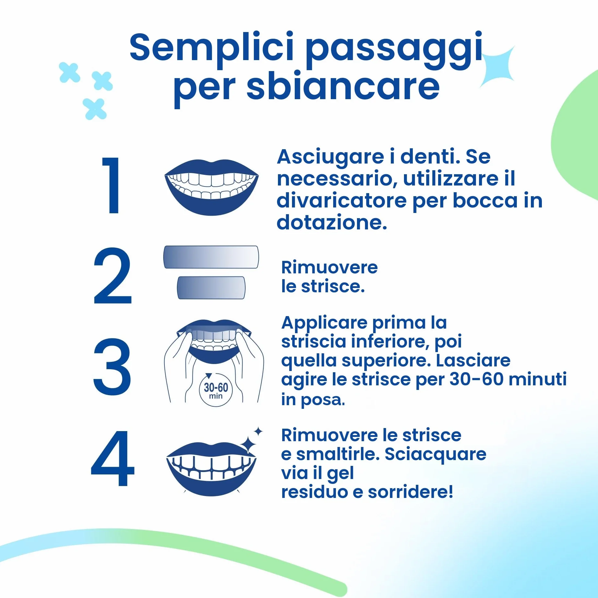 DRDENT Strisce sbiancanti per denti, 7 trattamenti, sbiancamento non sensibile