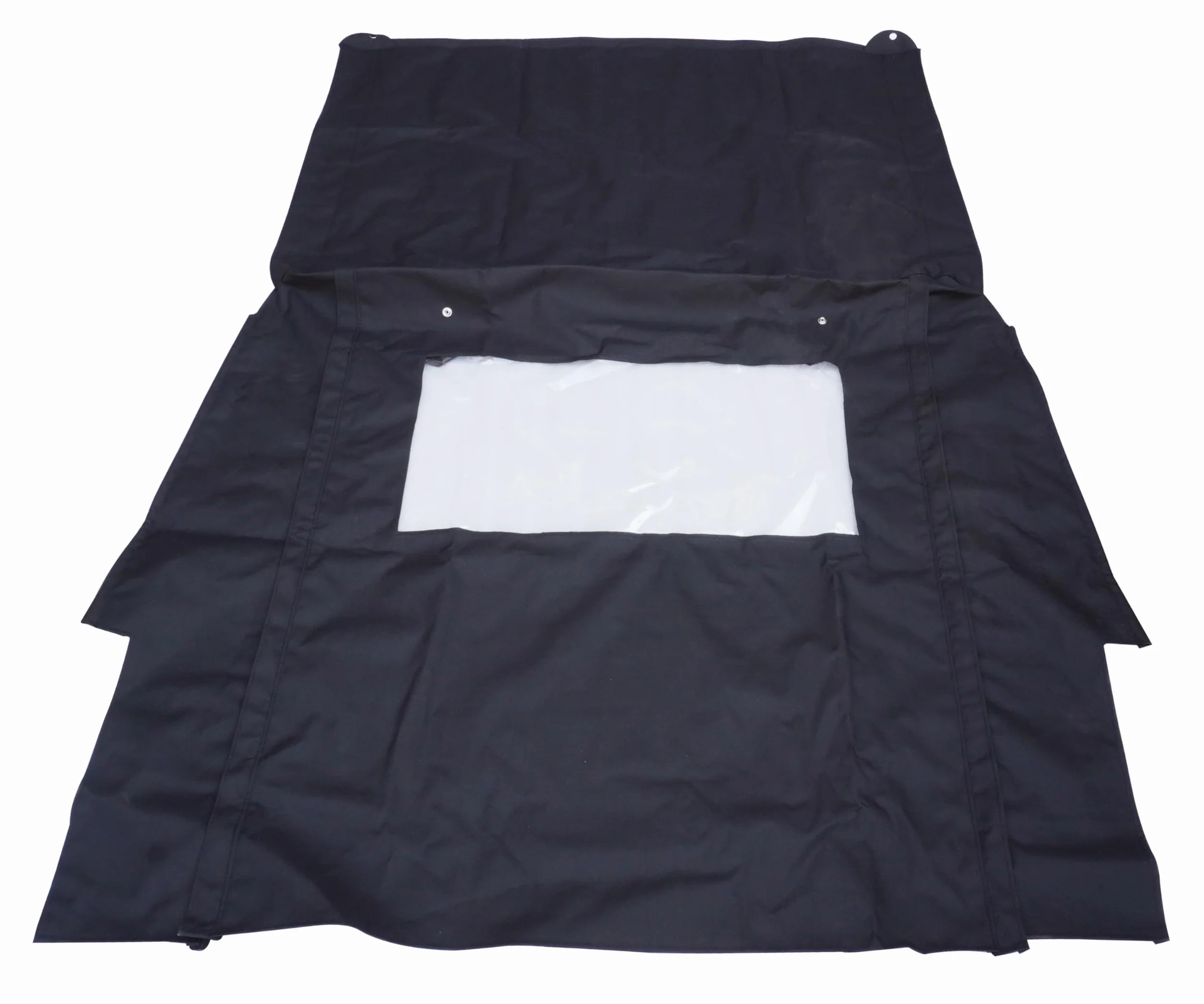 AEspares Compatibile con Suzuki Samurai Sj410 Sj413 Ricambio Bikini Soft Top Nero Lunotto Posteriore
