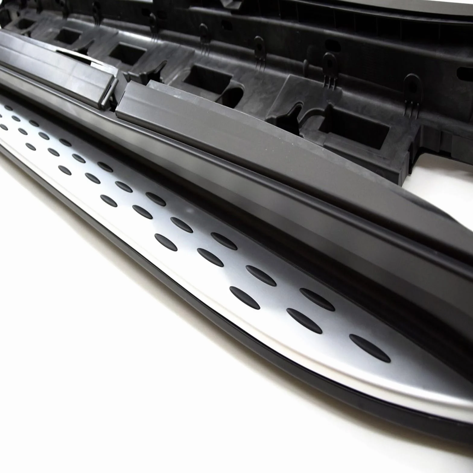 J&J AUTOMOTIVE Pedane Laterali per Mercedes GLE Coupe C292 2016-2019, Sottoporta Minigonne in Alluminio e Plastica ABS, Set Completo con Materiale di Montaggio Incluso