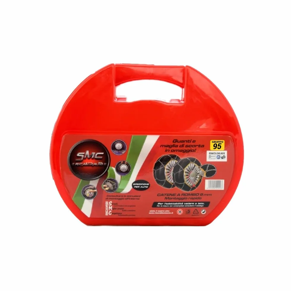 SMC Catene da Neve omologate O-Norm TUV 9mm Gruppo 95