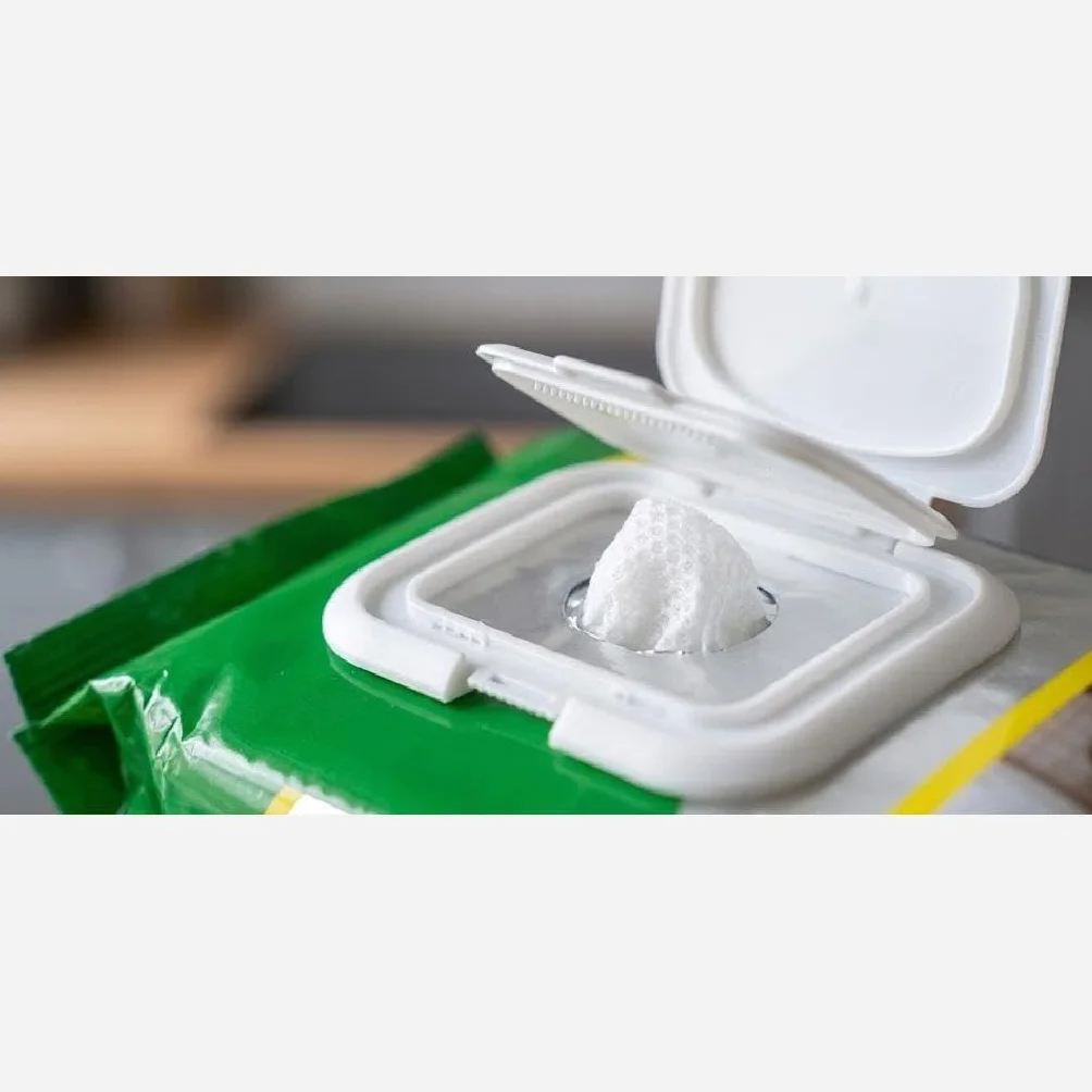 Salviette Umide Igienizzanti al Profumo di Limone 20x20 cm Antibatteriche per Superfici Lavabili