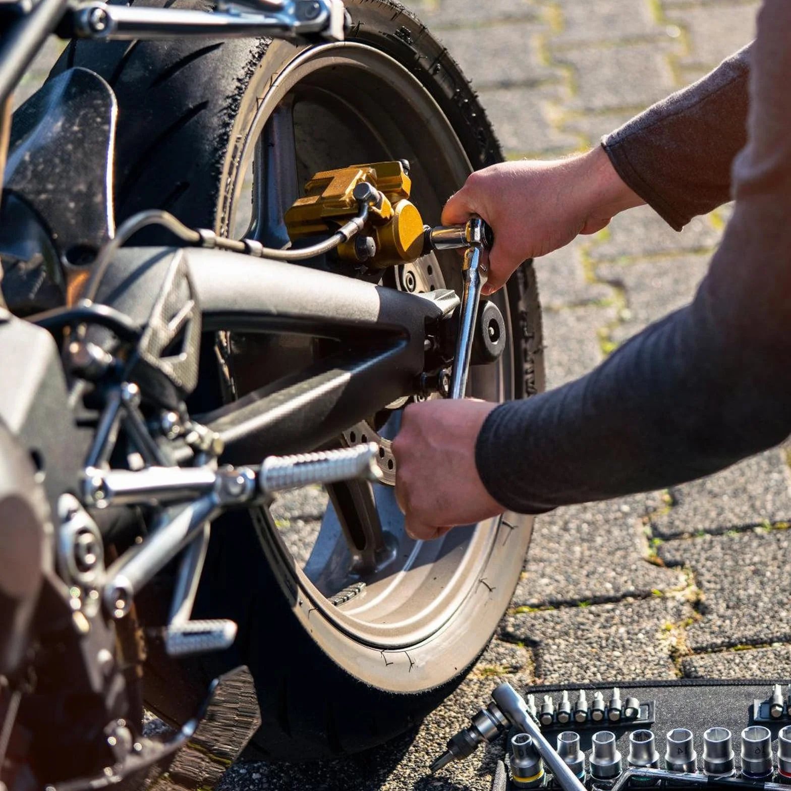 BORDEAG 12 Pezzi Kit Estrattore per Cuscinetti Interni per Moto 9-30 Mm Nero