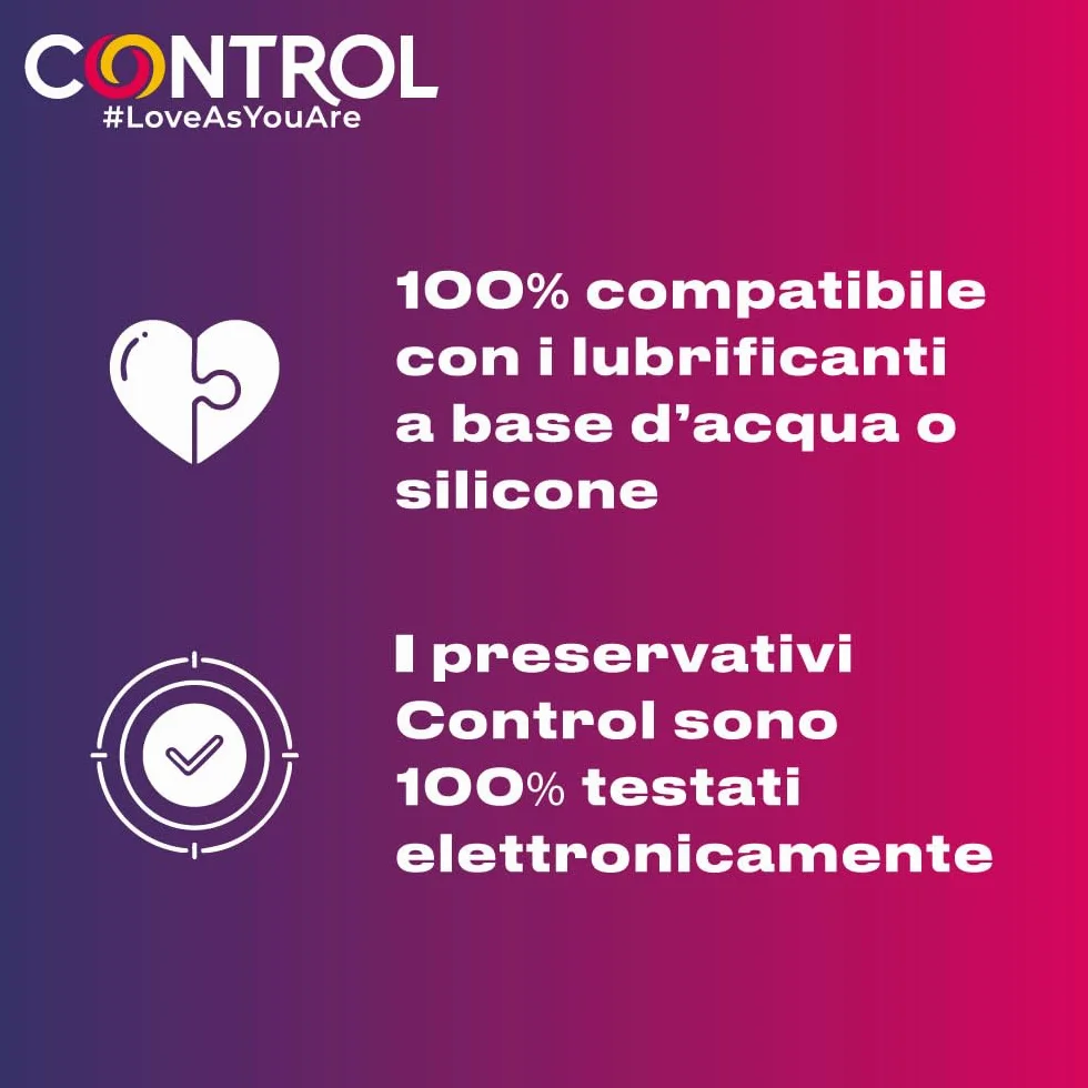 Control Finissimo Senso Preservativi Sottili 0.06 mm 144 Profilattici