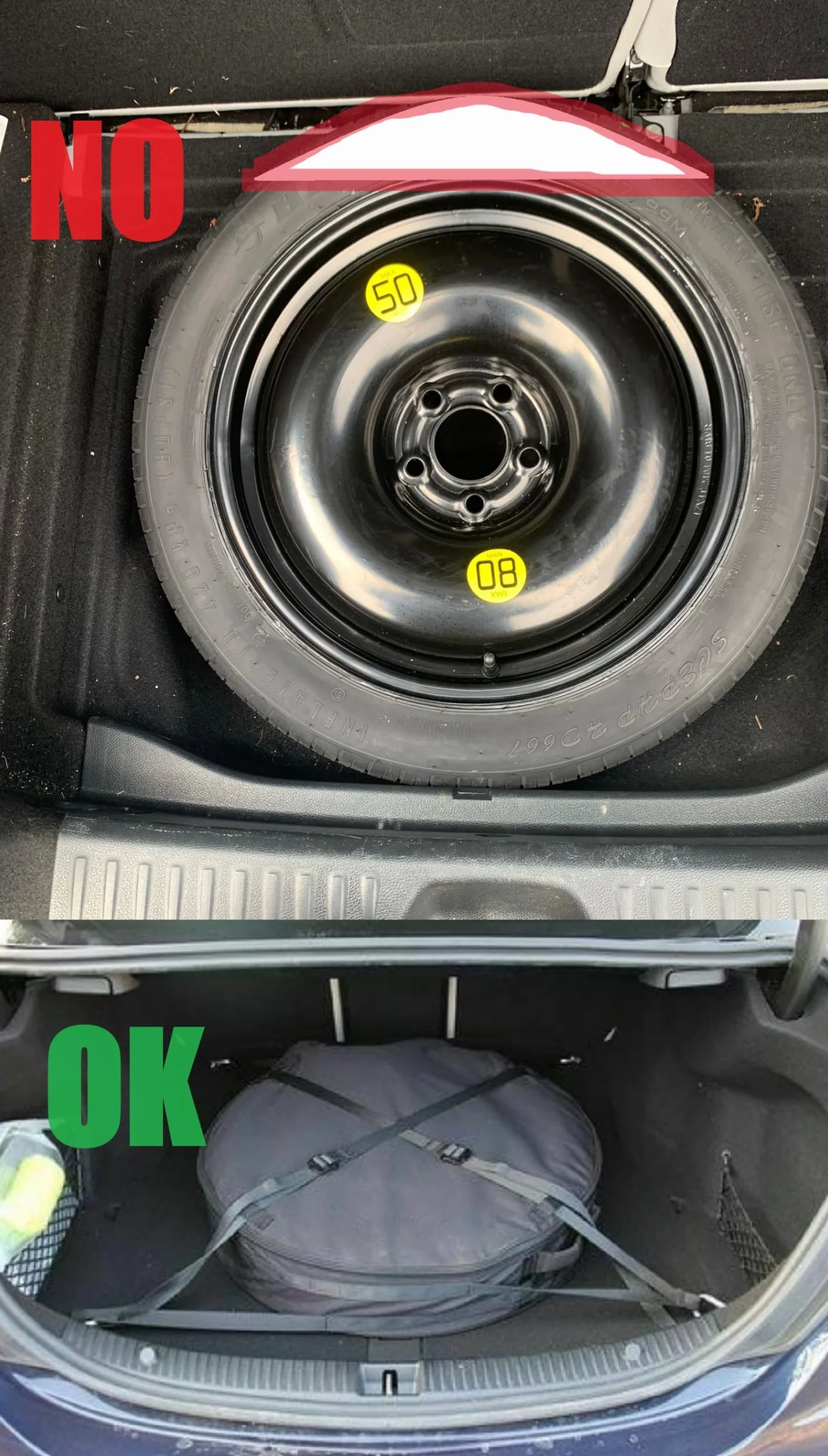 Kit Ruotino di scorta 17" compatibile Mercedes Classe A Classe B