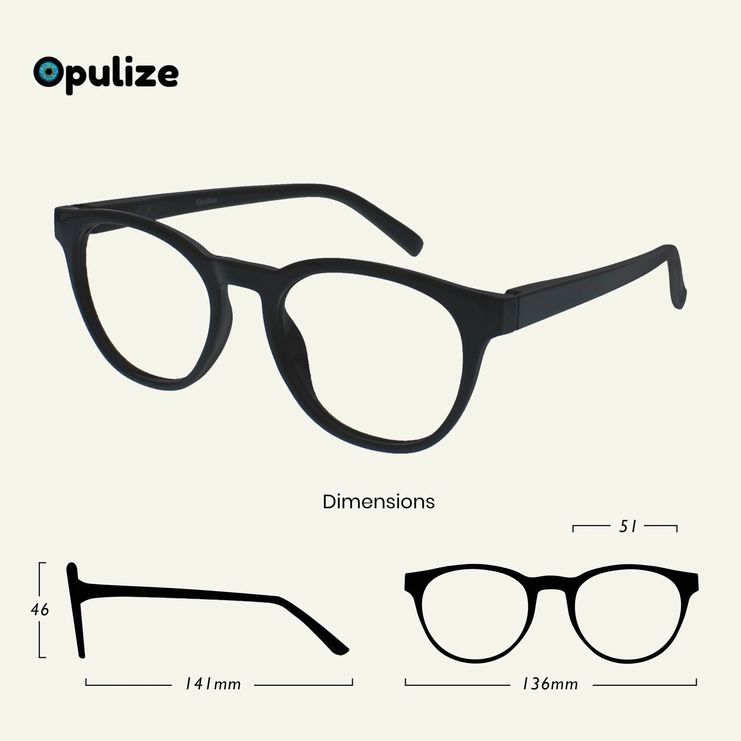 OPULIZE BLU Occhiali da lettura Protezione UV Multipack Color Magnification