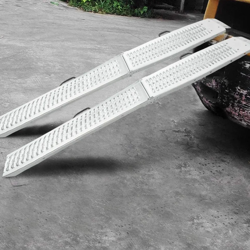 Bakaji Rampe di Carico Pieghevoli 400kg 180cm Acciaio Galvanizzato Antiscivolo per Moto Quad Auto