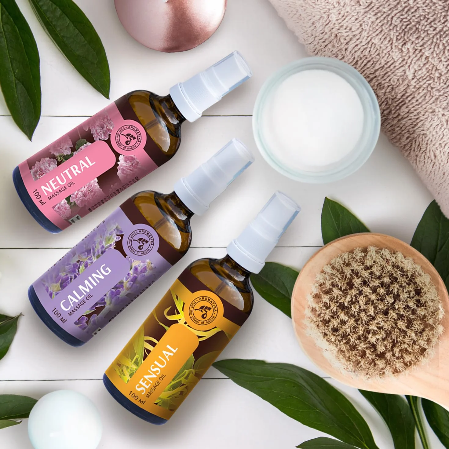 Olio per Massaggi Sensibile 100ml - Olio Essenziale Naturale - Cosmetici Naturali