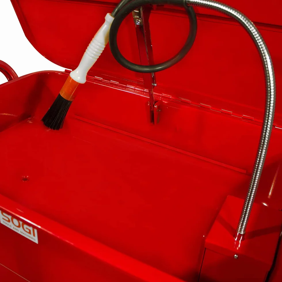 SOGI SP-LV-EC Vasca di lavaggio con ruote per motori carter officina lavapezzi
